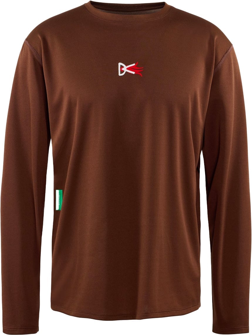 Boxy Training Long Sleeve Tee Espresso + District Vision