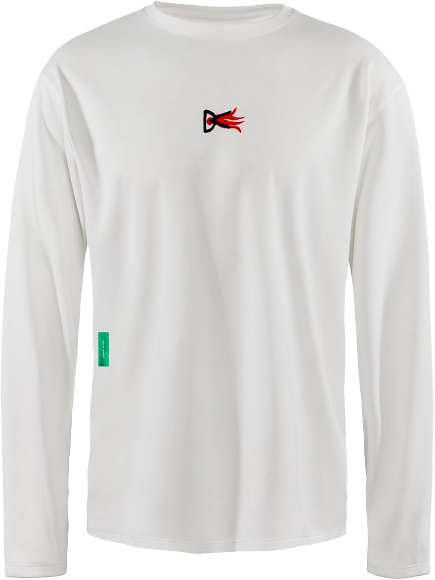 Boxy Training Long Sleeve Tee Lunar White + District Vision