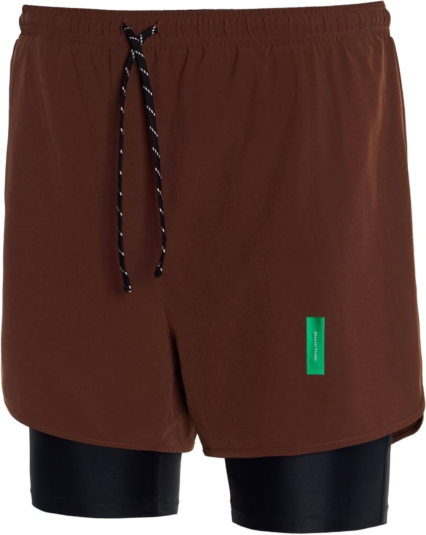 Layered Training Shorts Espresso/Black + District Vision