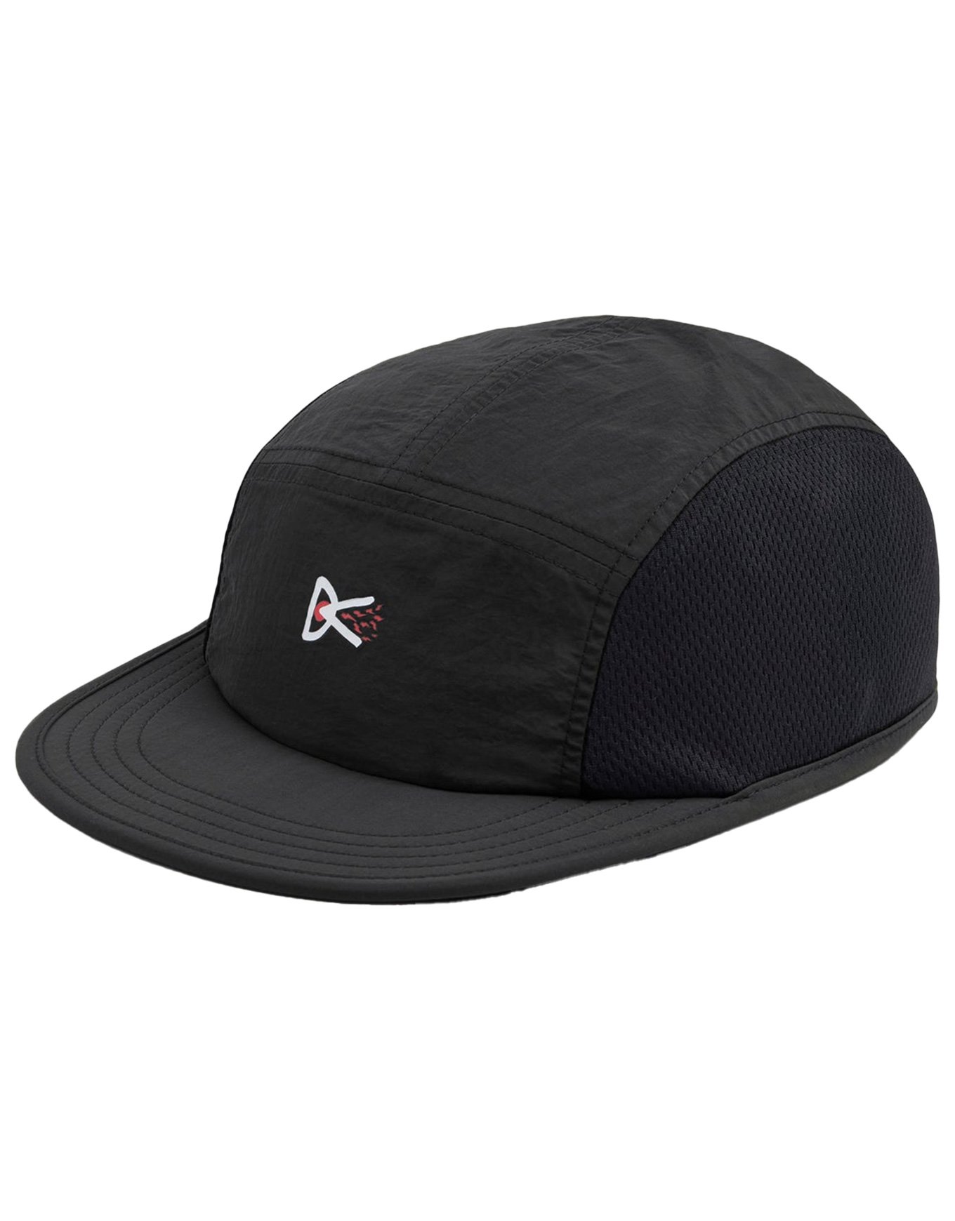 Nylon Paneled Mesh Hat Black + District Vision