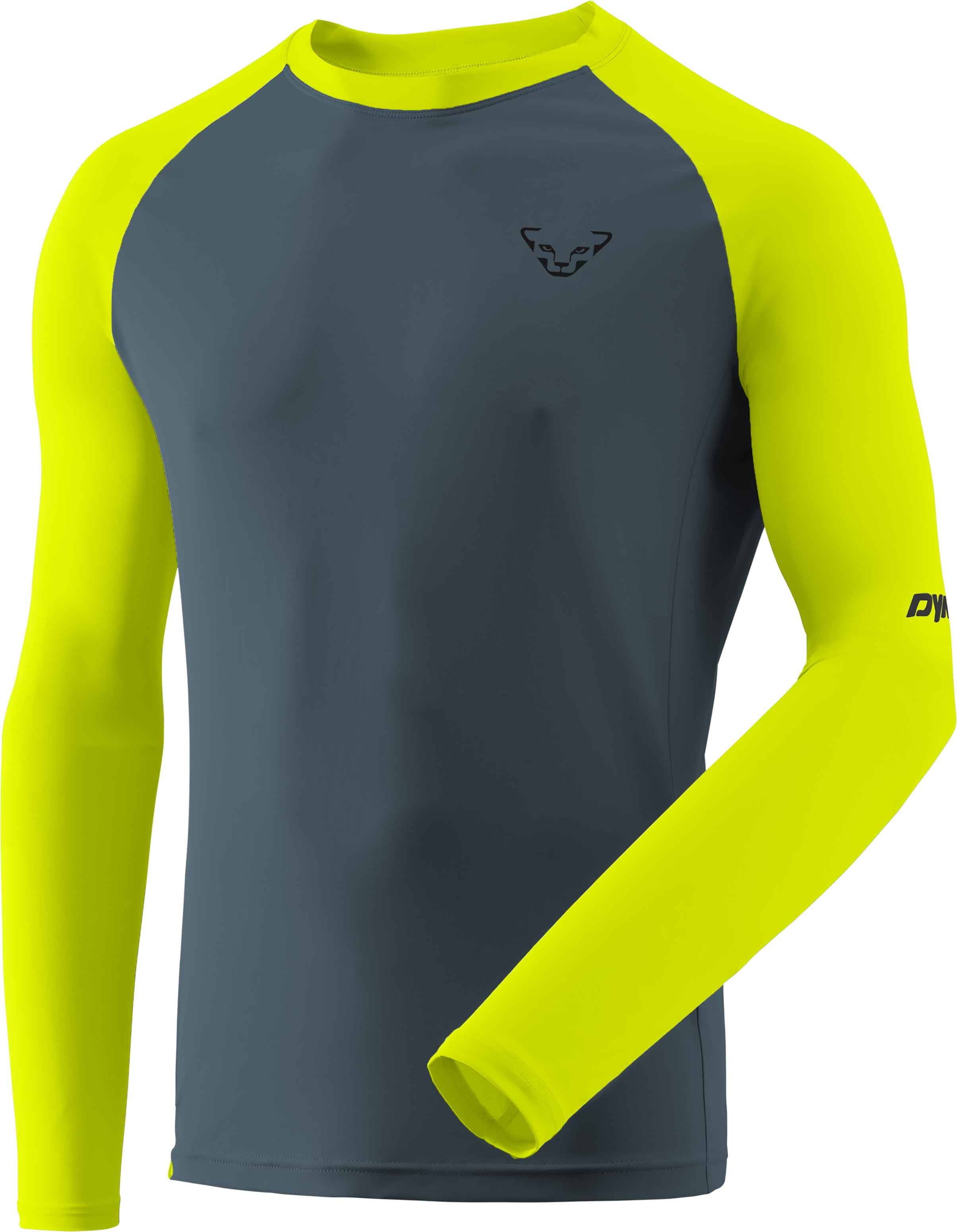 Alpine Pro M L/S Tee Ultra Yellow + Dynafit