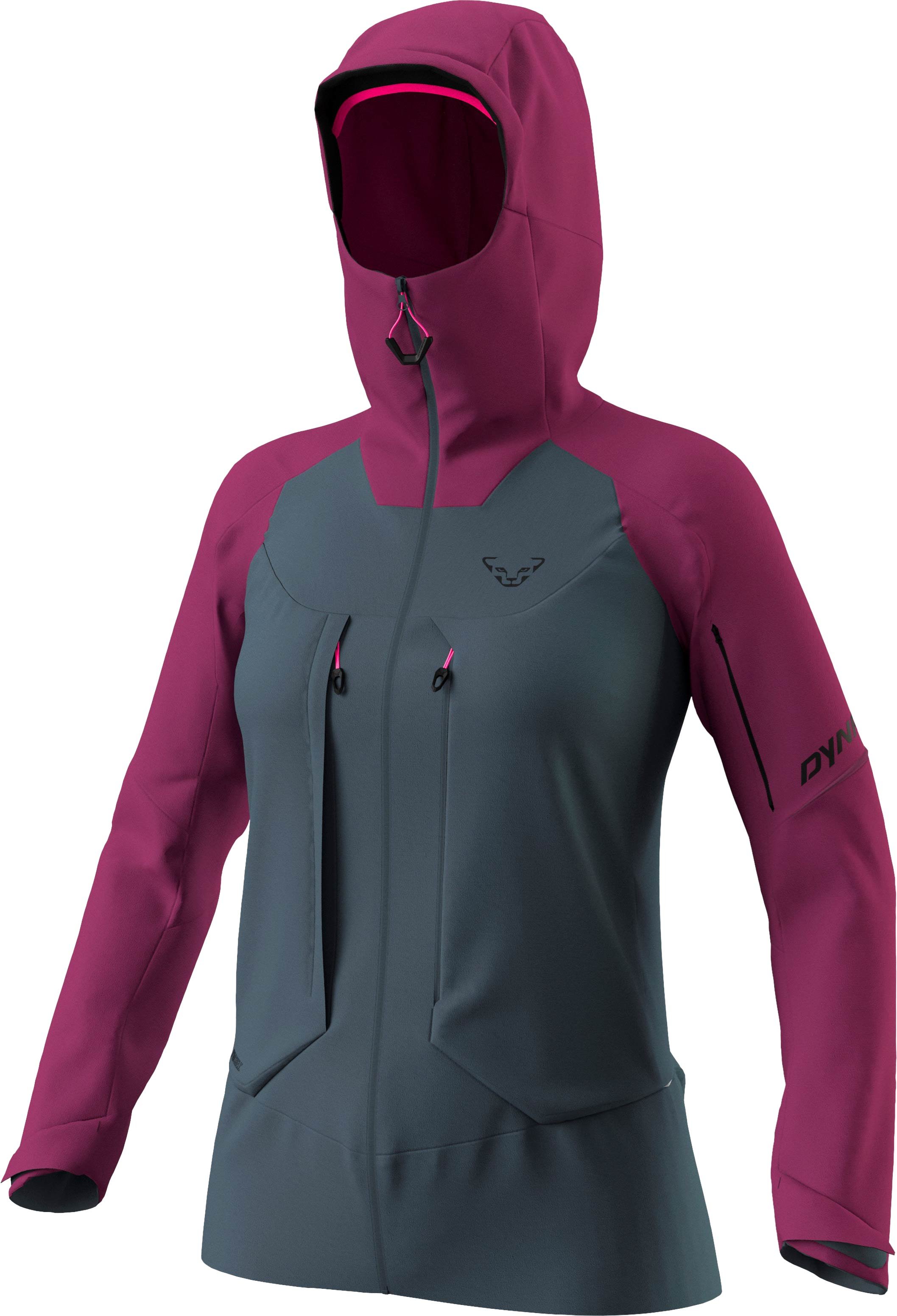 Tigard 3L Stretch Jkt W Amaranth + Dynafit