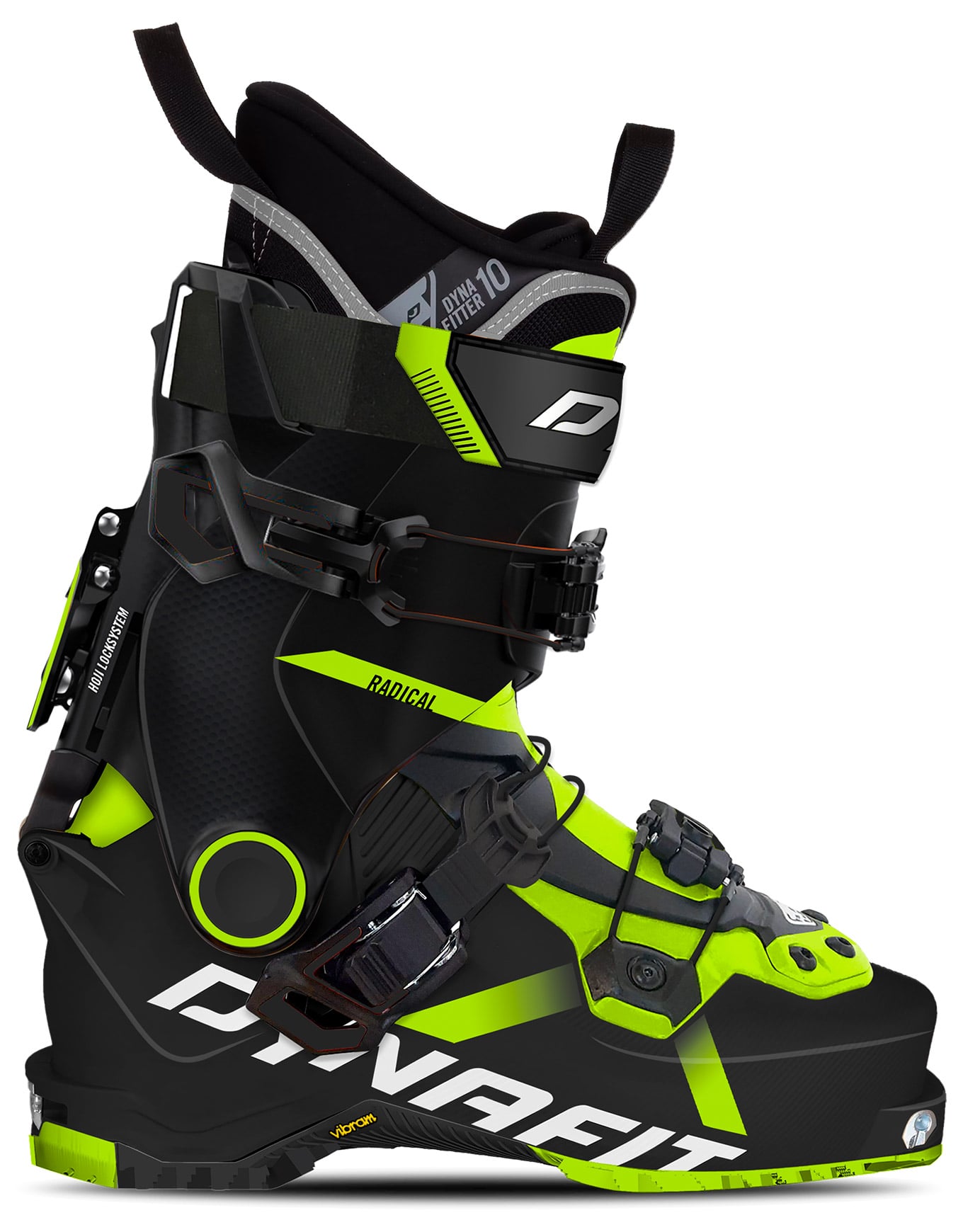 Radical Black Out/Ultra Yellow + Dynafit