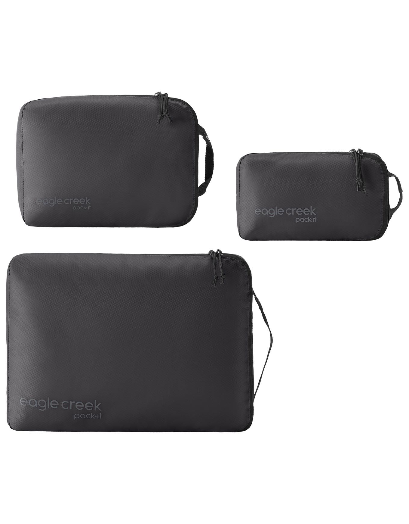 Pack-It Isolate Cube Set Black + Eagle Creek