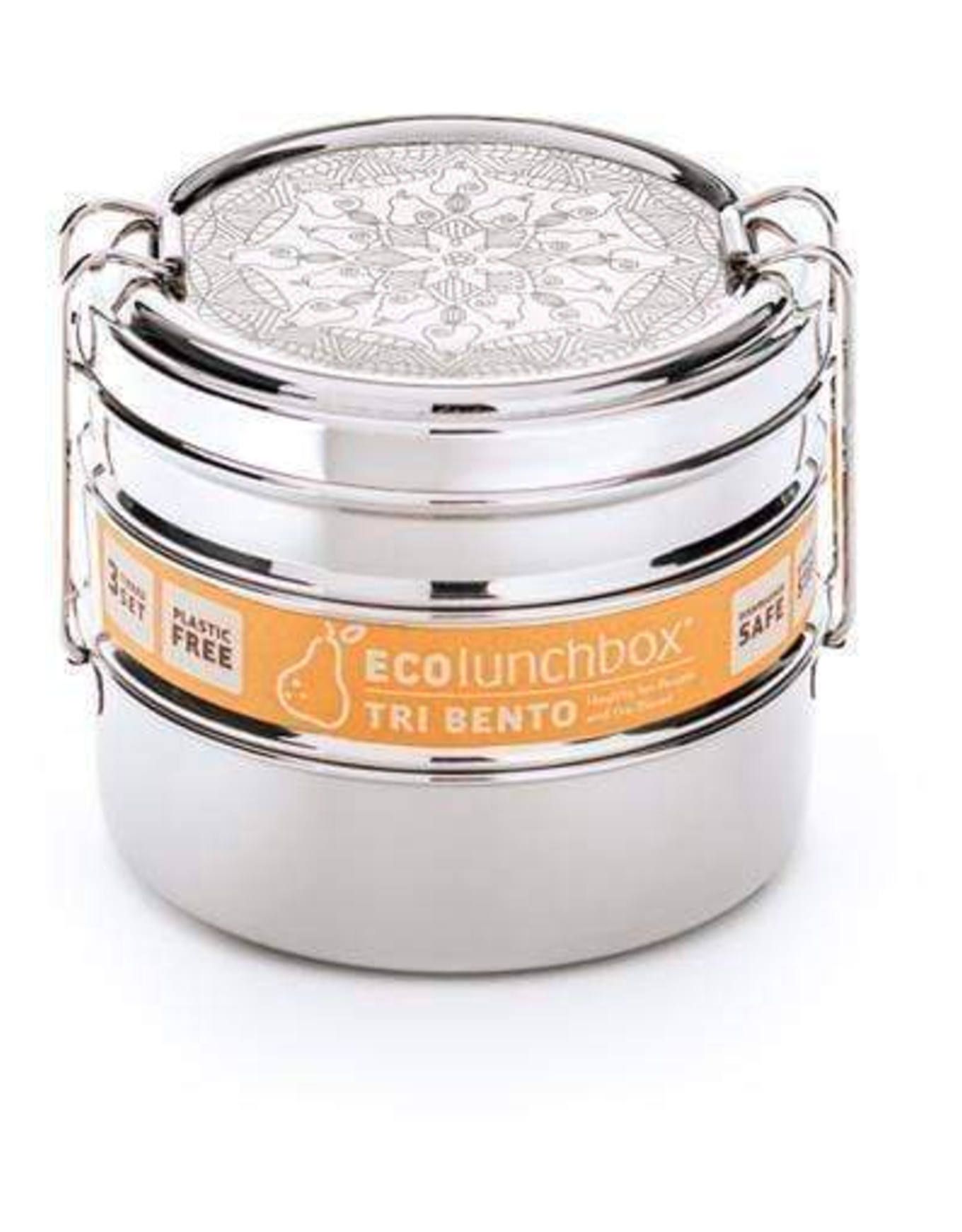 Tri Bento Trois en Un Ronde + Eco Lunchbox