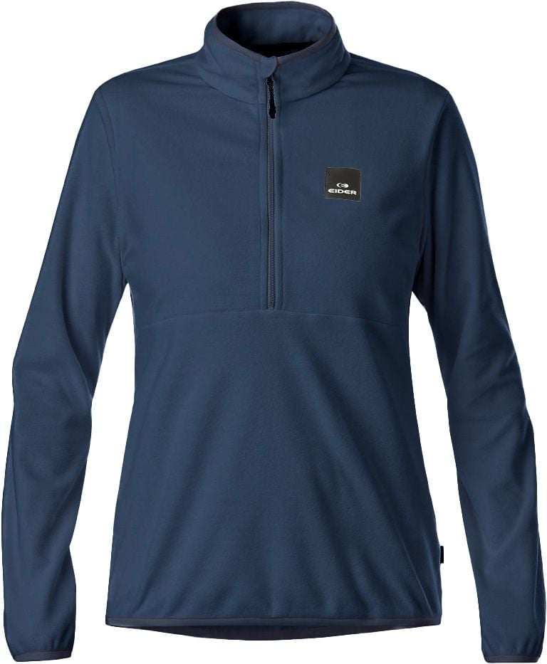 W Peclet Fleece Light 1/4 Zip Navy + Eider