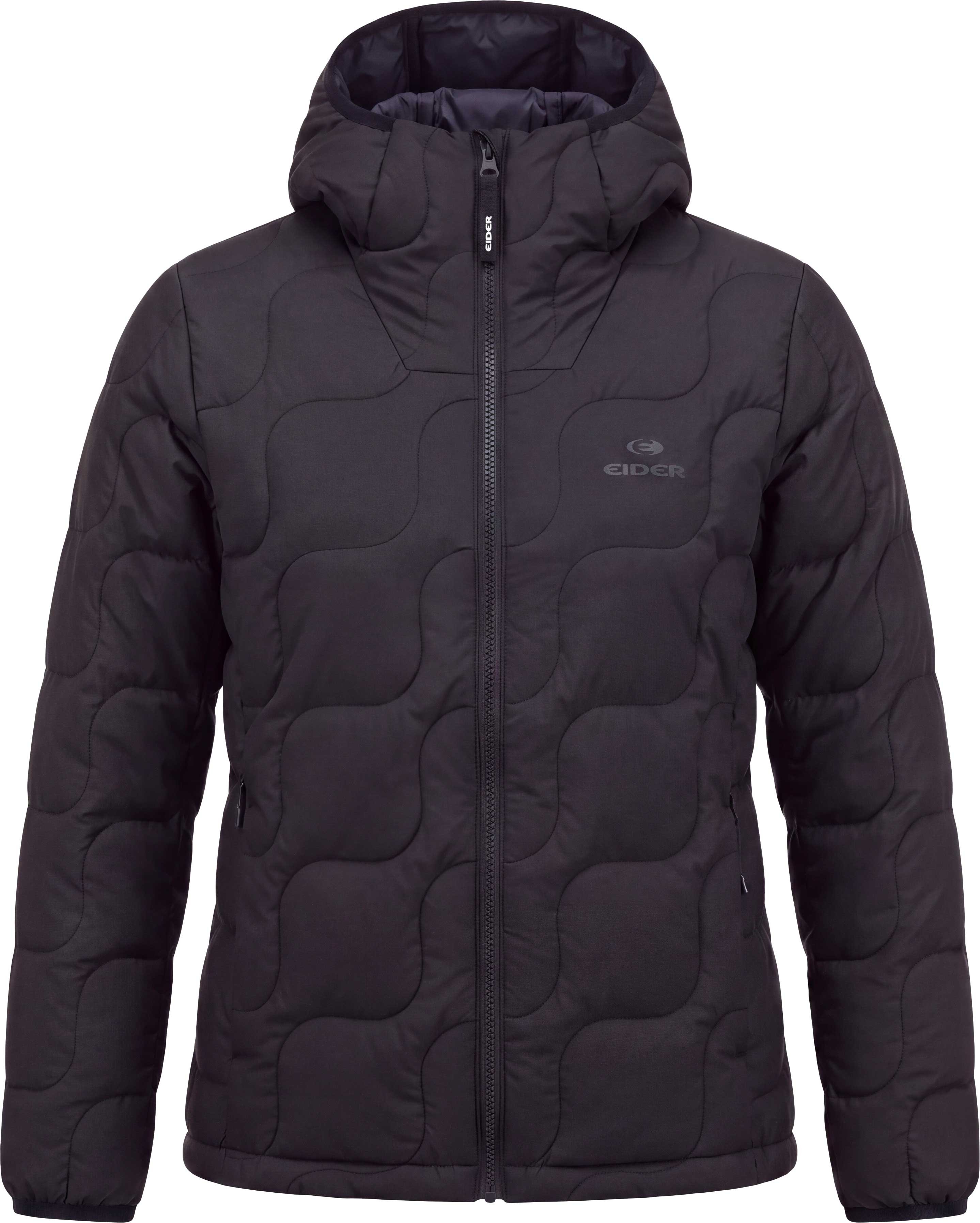 M Chilly Insulated Hoodie Black + Eider