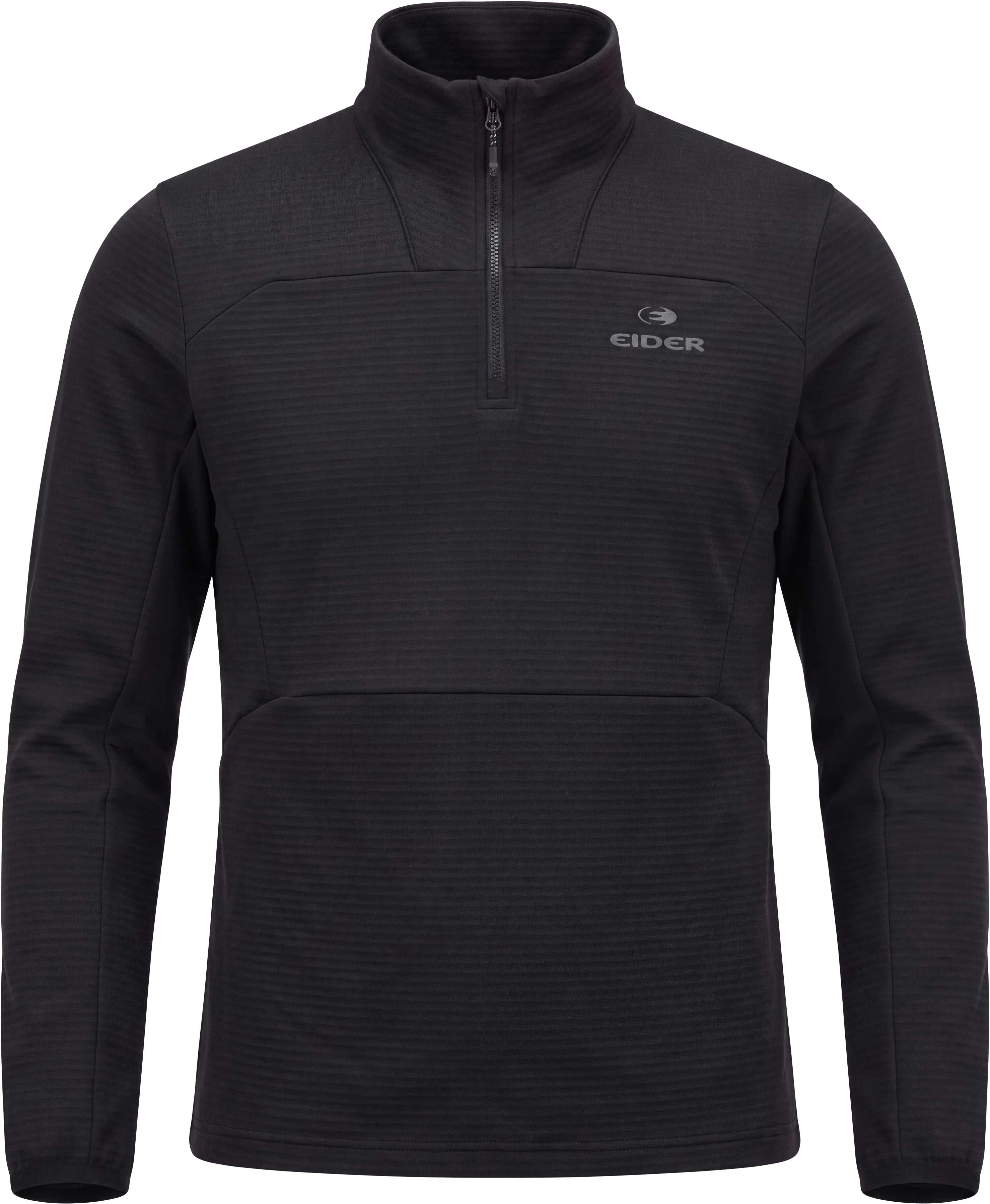 M Thorens HZ Polartec Powergrid Fleece Black + Eider