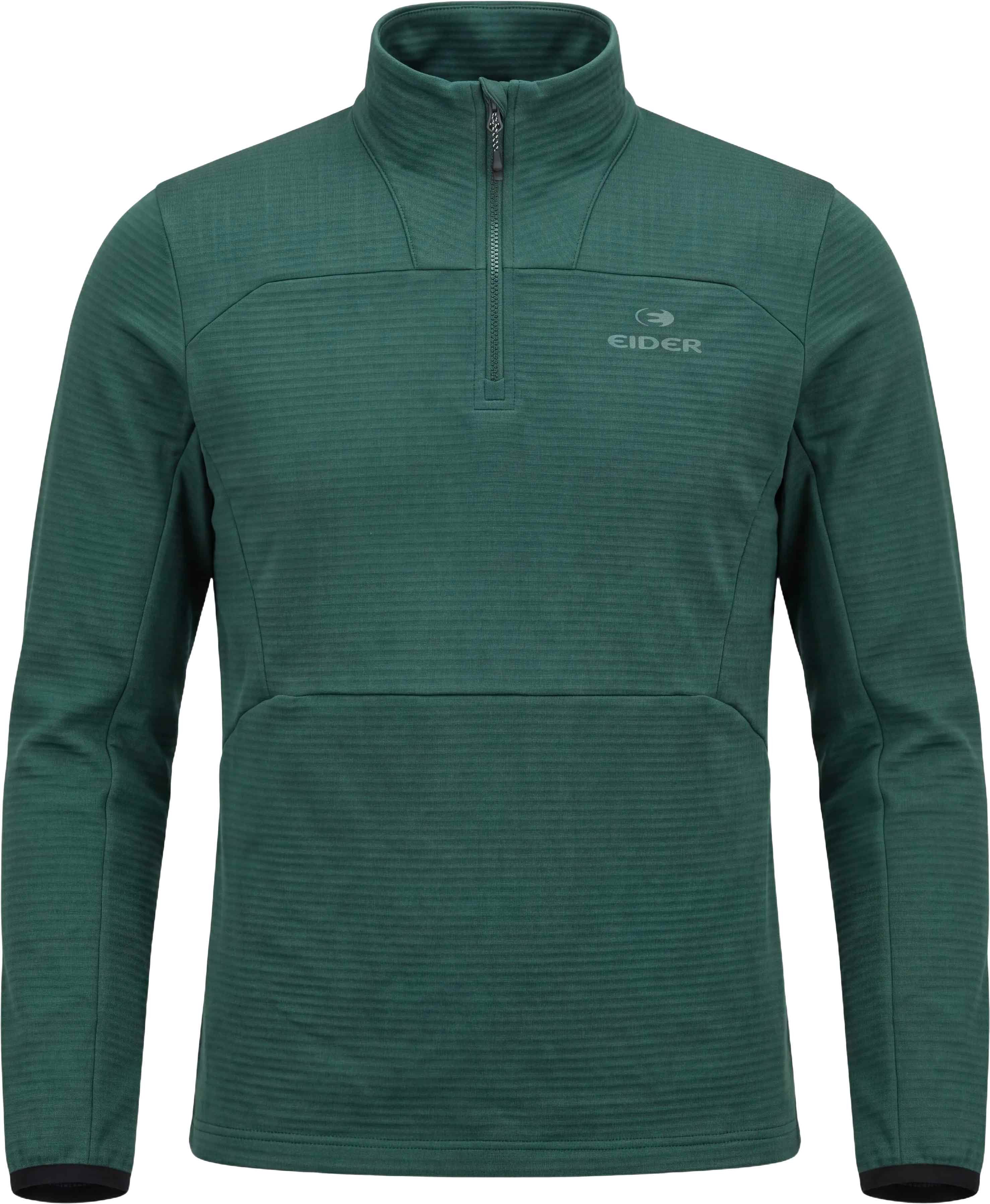 M Thorens HZ Polartec Powergrid Fleece Smoke Pine + Eider