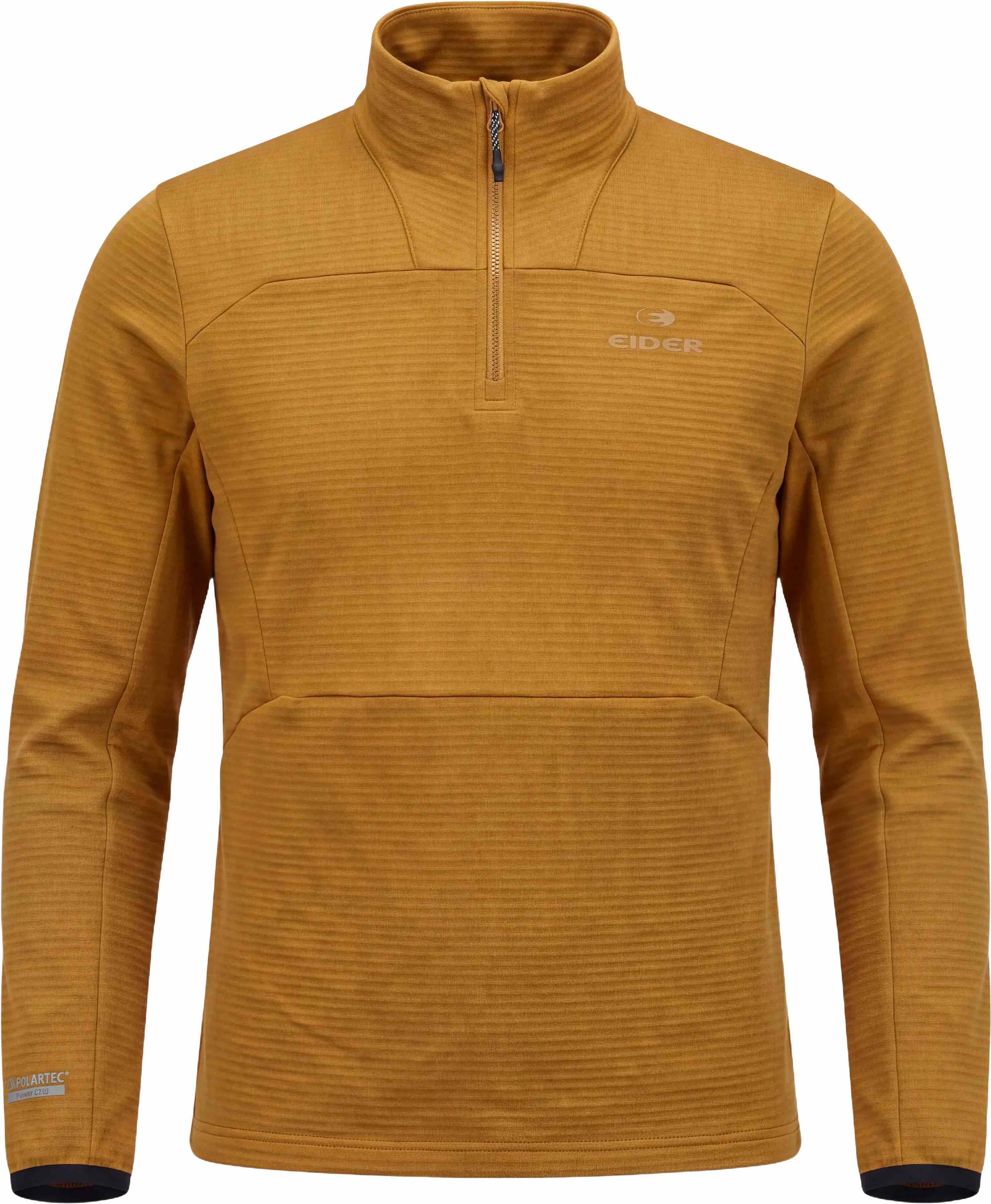 M Thorens HZ Polartec Powergrid Fleece Ocre + Eider