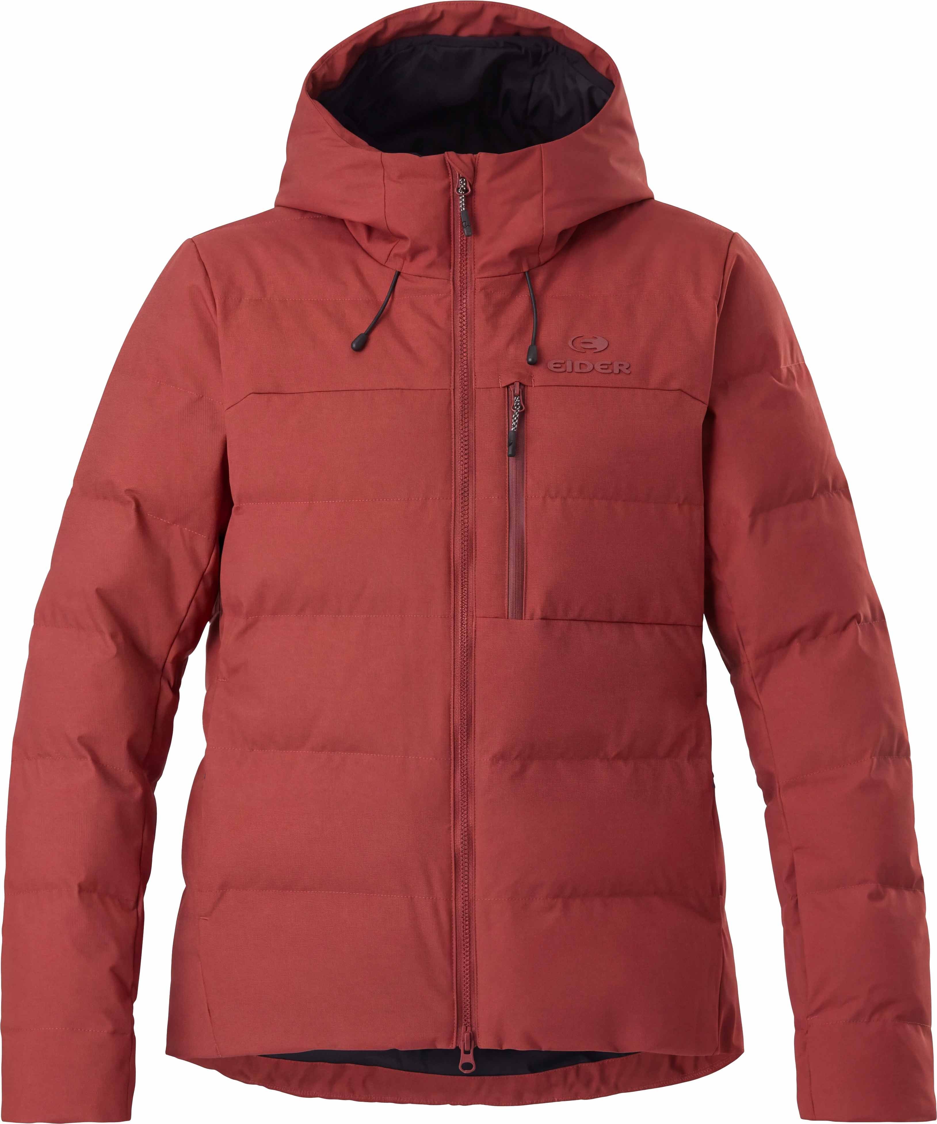 W Meije 2L Insulated Jkt Brandy Brown + Eider