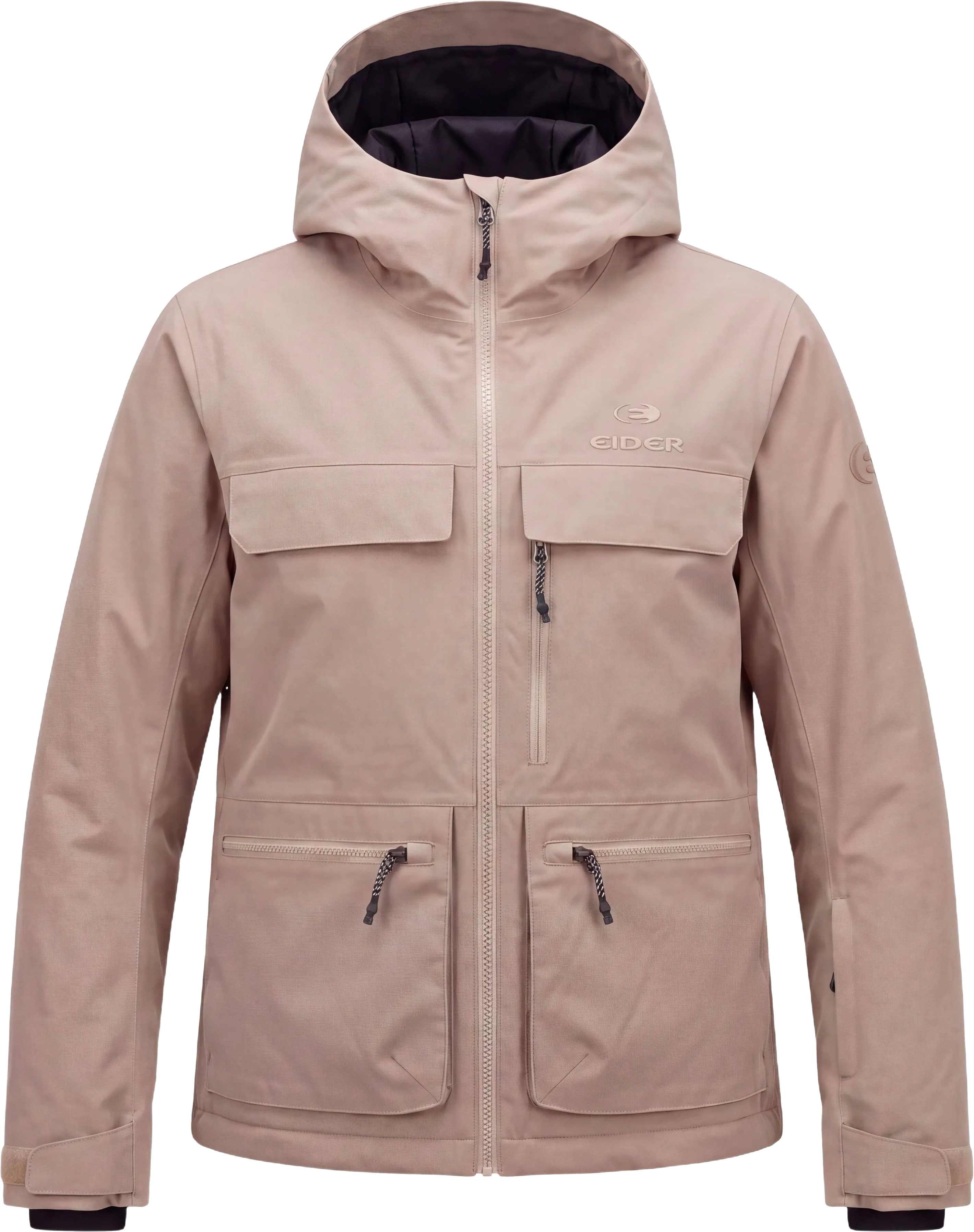 W Berrio 2L Cargo Insulated Jkt Cobblestone Beige + Eider