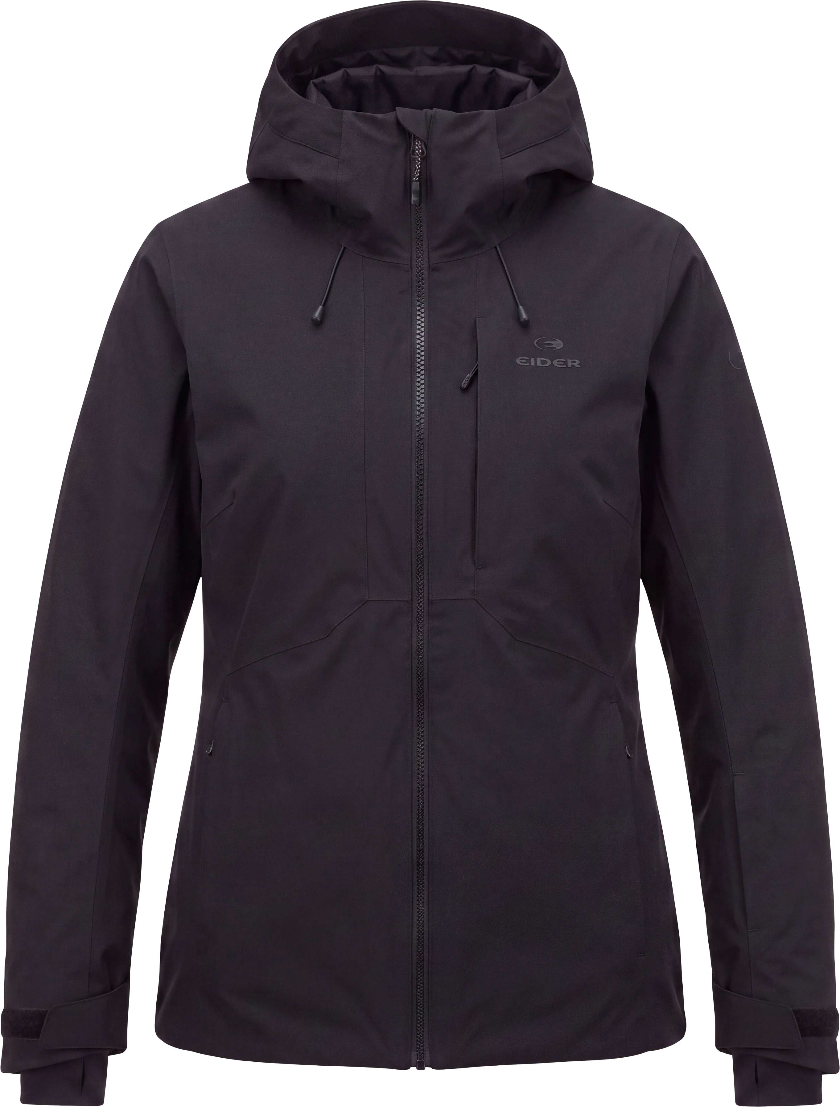 W Cenise 2L Insulated Jkt Black + Eider