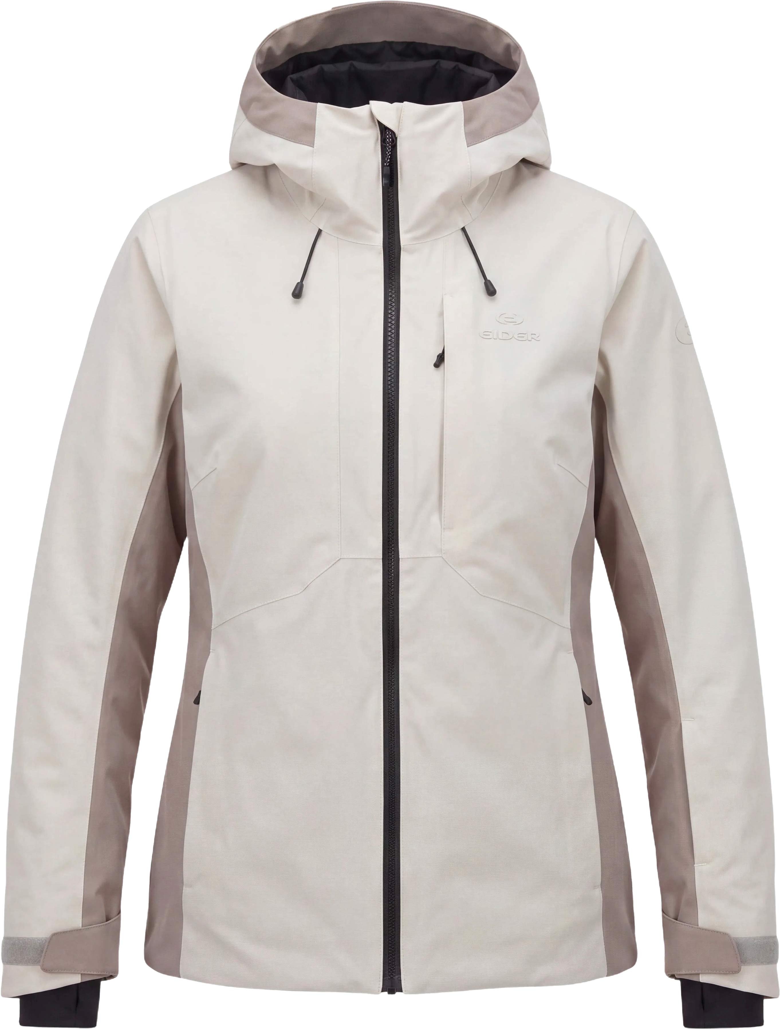 W Cenise 2L Insulated Jkt White Onyx + Eider