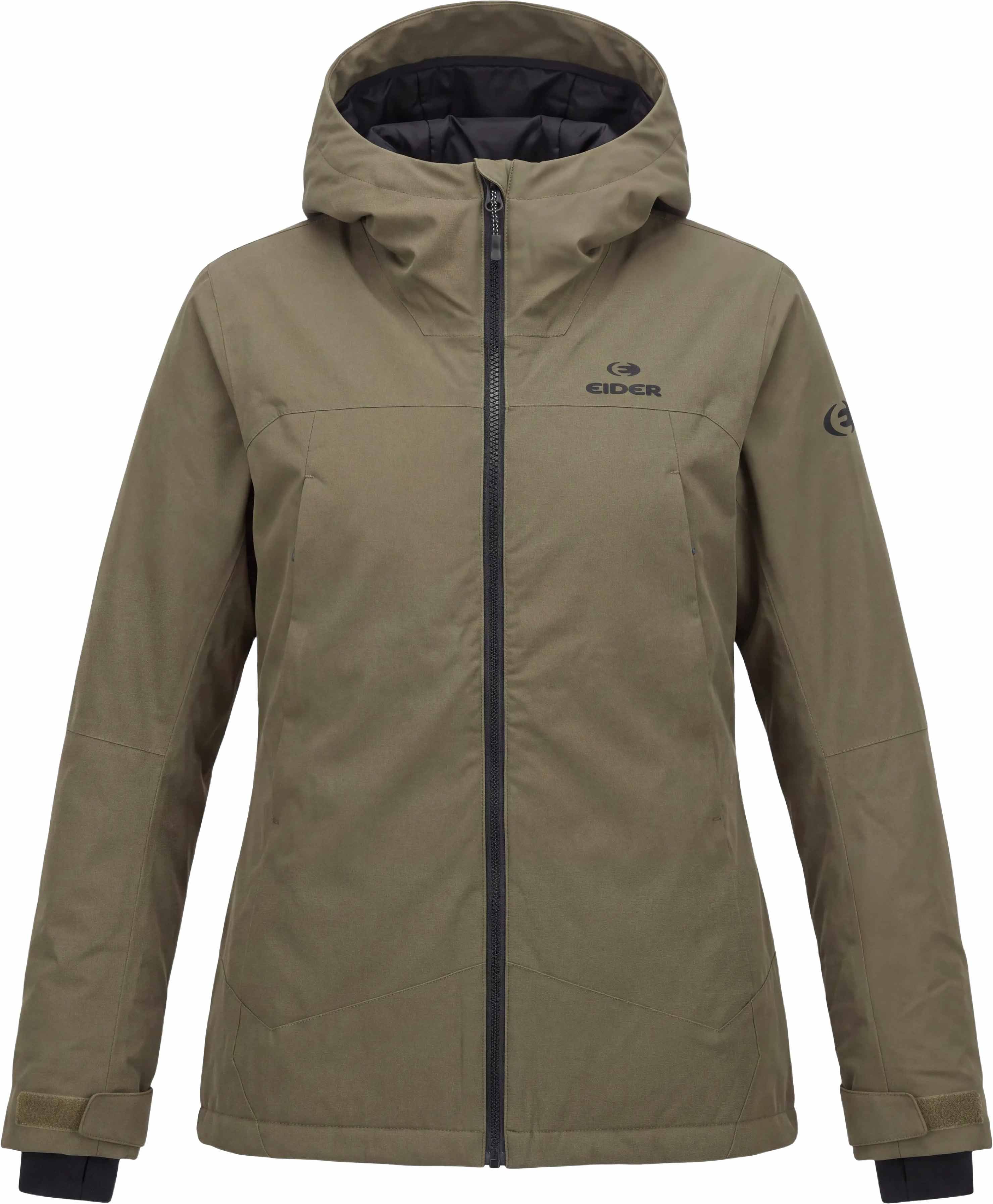 W Arias 2L Insulated Jkt Khaki + Eider