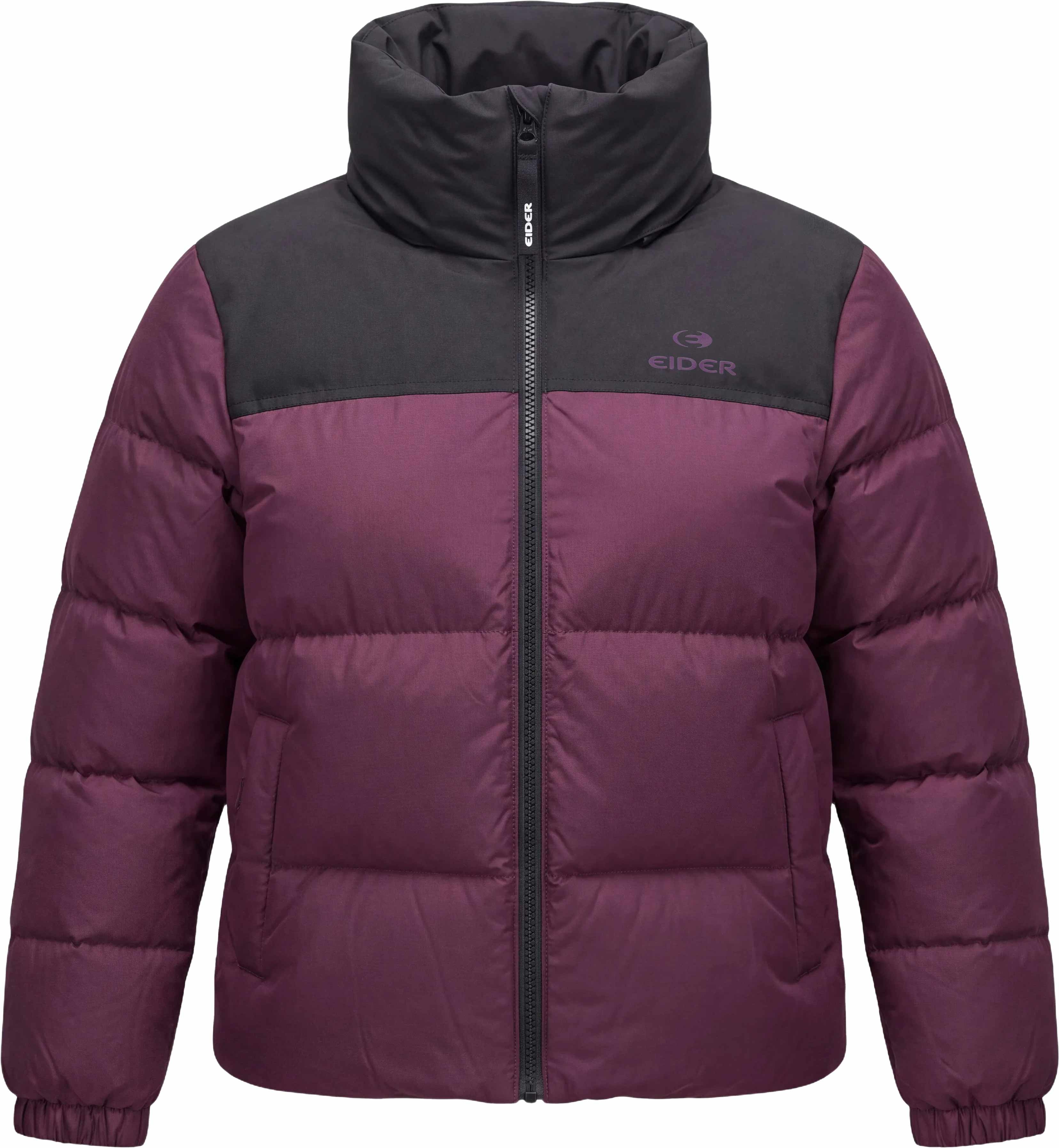 W Norma Puffy Insulated Jkt Mauve Wine + Eider