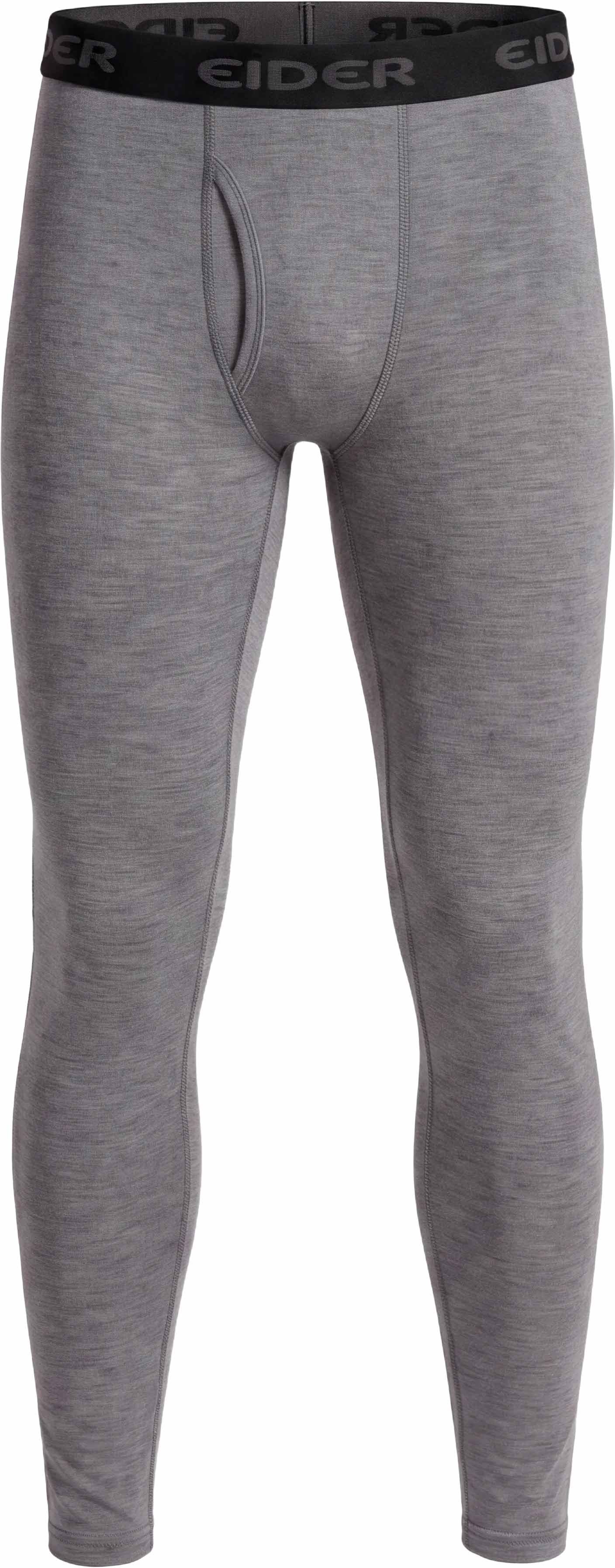 M Eider Merino 190 Tight Heather Grey + Eider