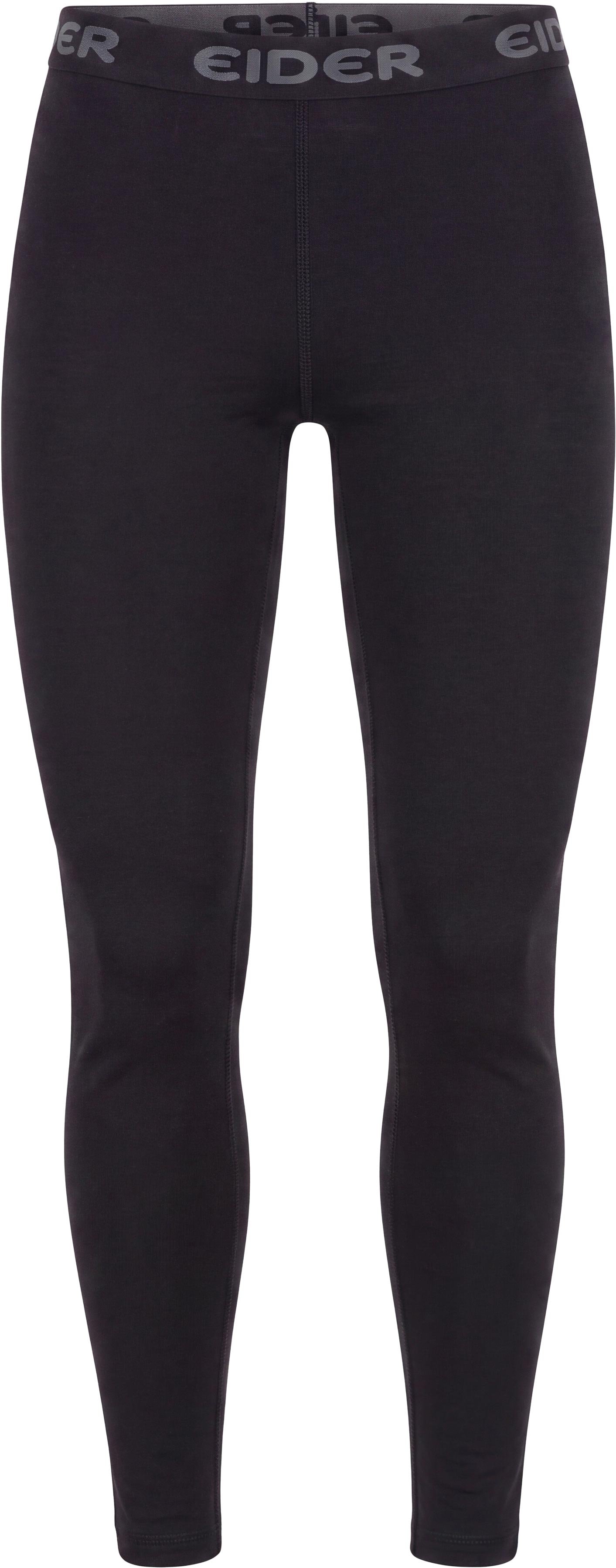 W Eider Merino 190 Tight Black + Eider