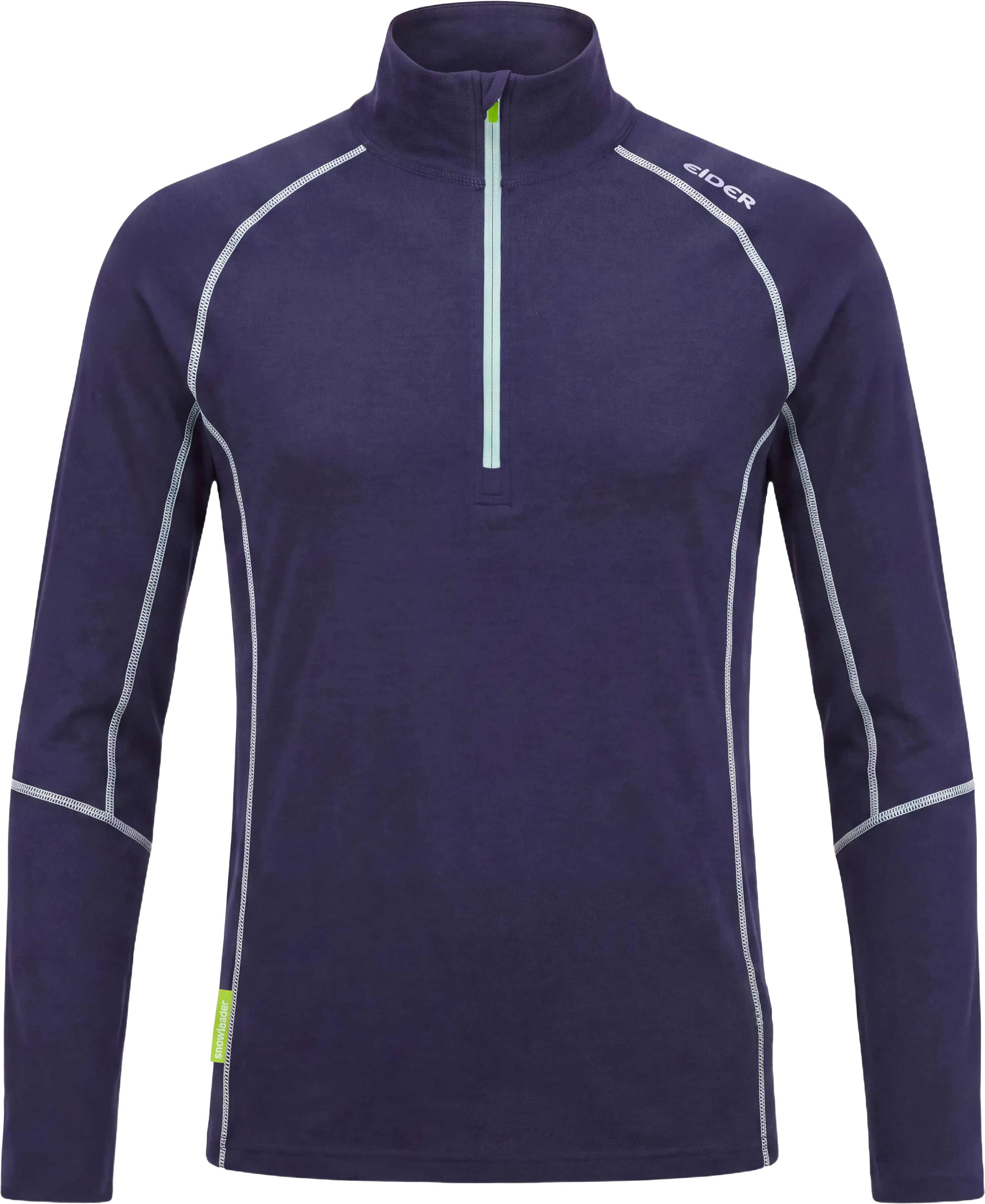 M Eider x Snowleader HZ Merino 180 Top Navy + Eider
