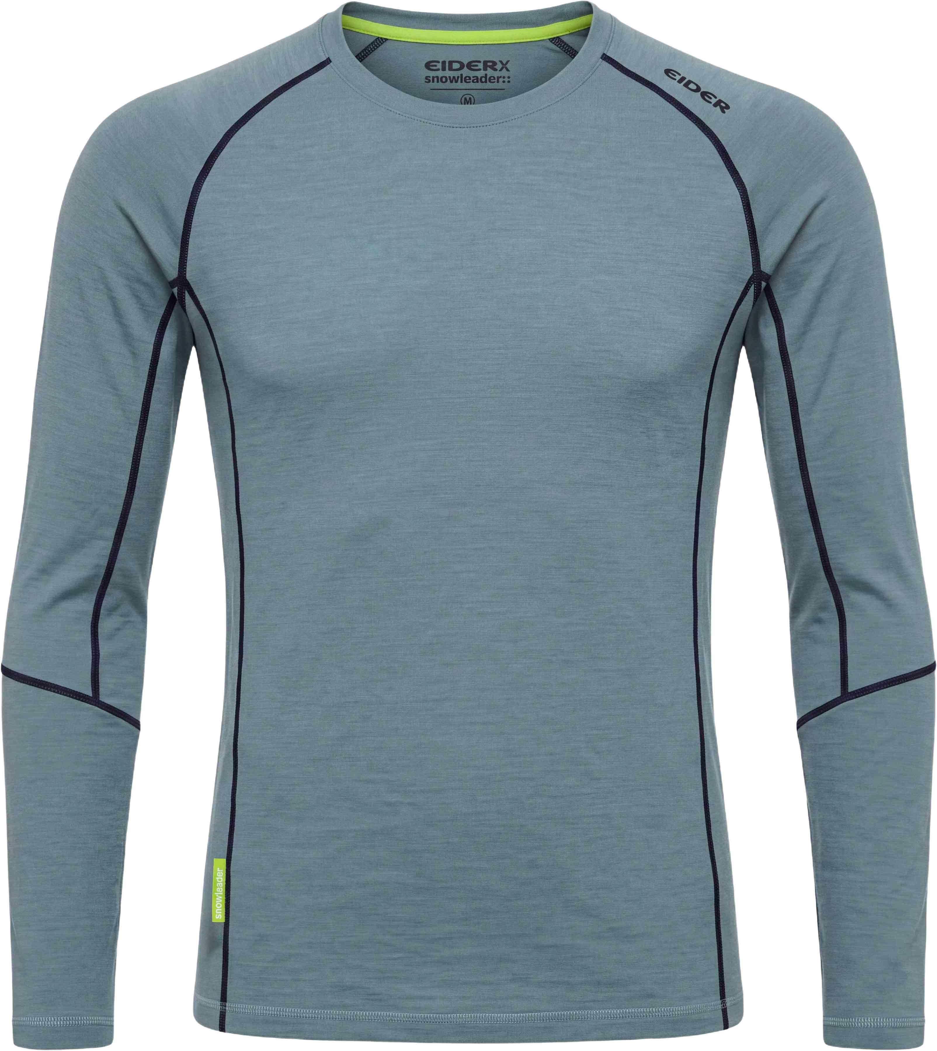 M Eider x Snowleader Merino 180 Top Abyss + Eider