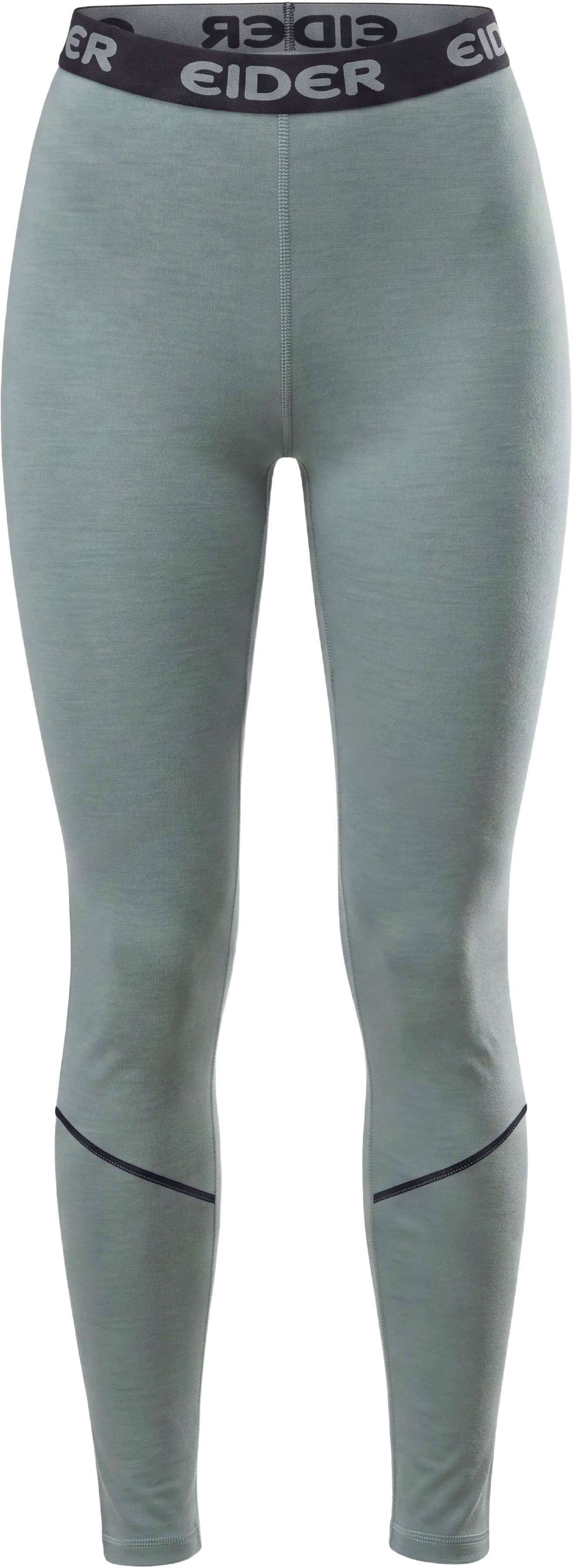 W Eider x Snowleader Merino 180 Tight Abyss + Eider