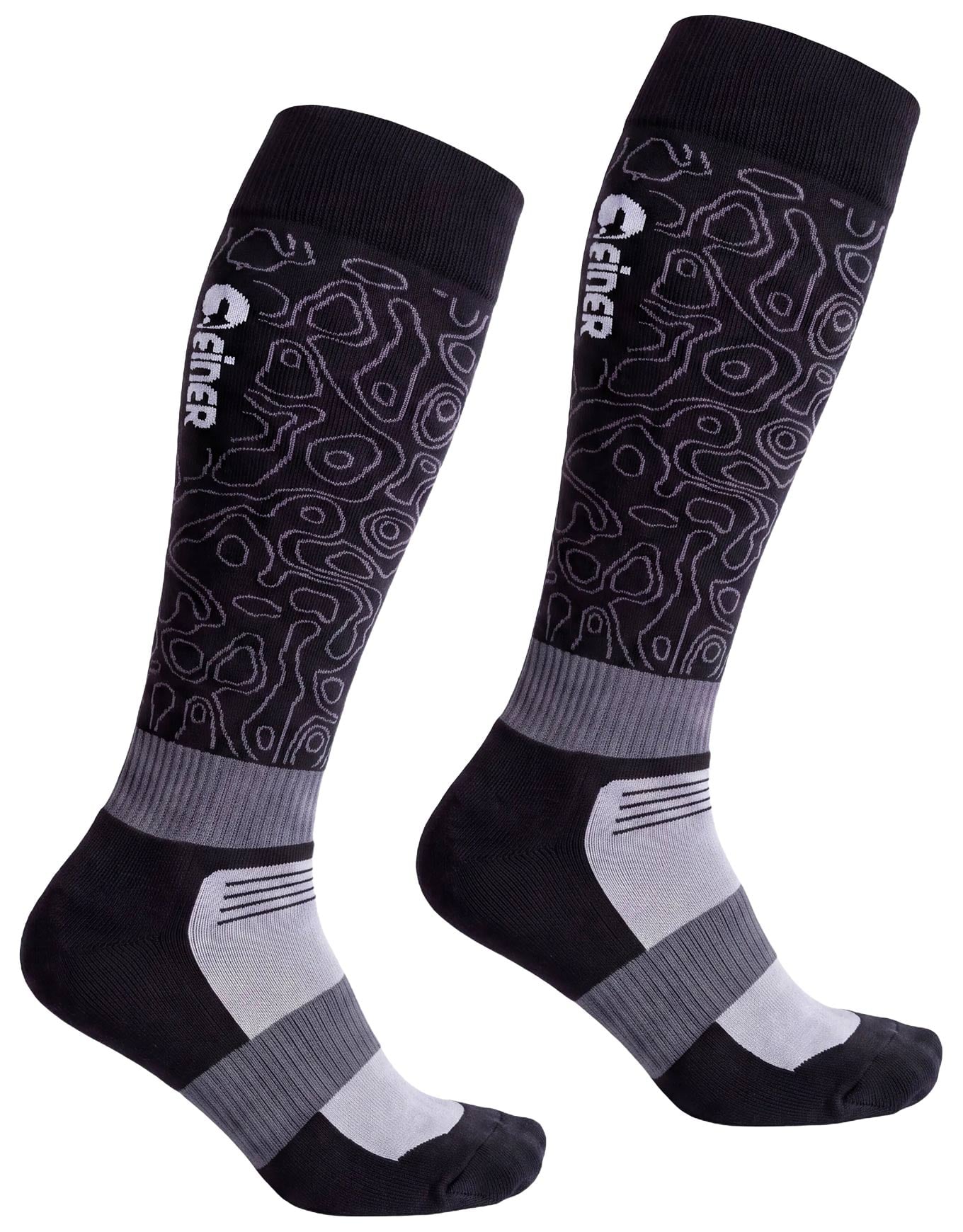 Vintage 90's Ski Socks Eider Black + Eider