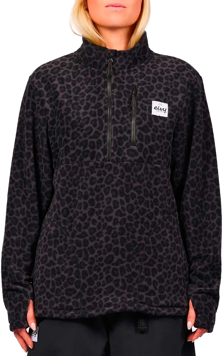 Techlight Halfzip Fleece Black Leopard + Eivy