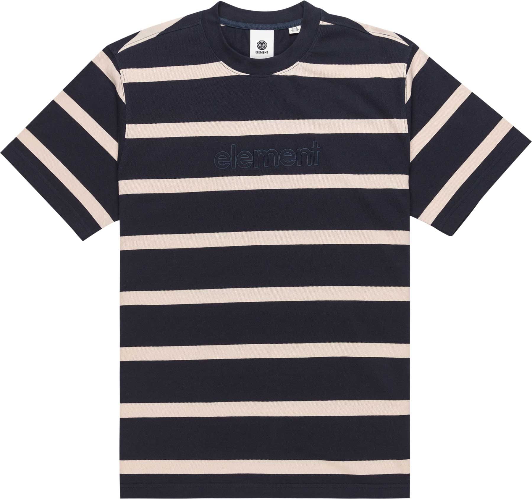 Yacht Club SS Tee Oat Milk Eclipse Navy + Element