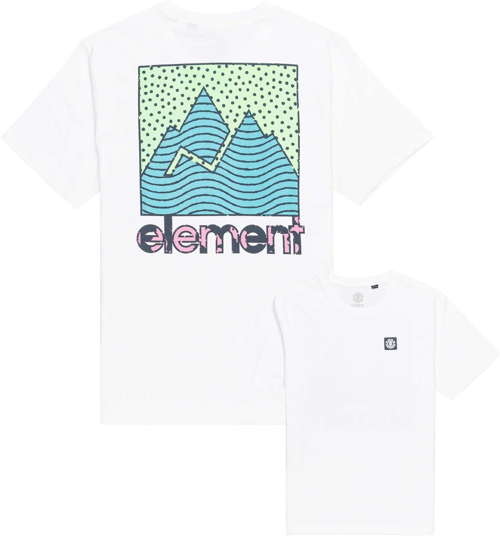 Joint Texture SS Tee Optic White + Element