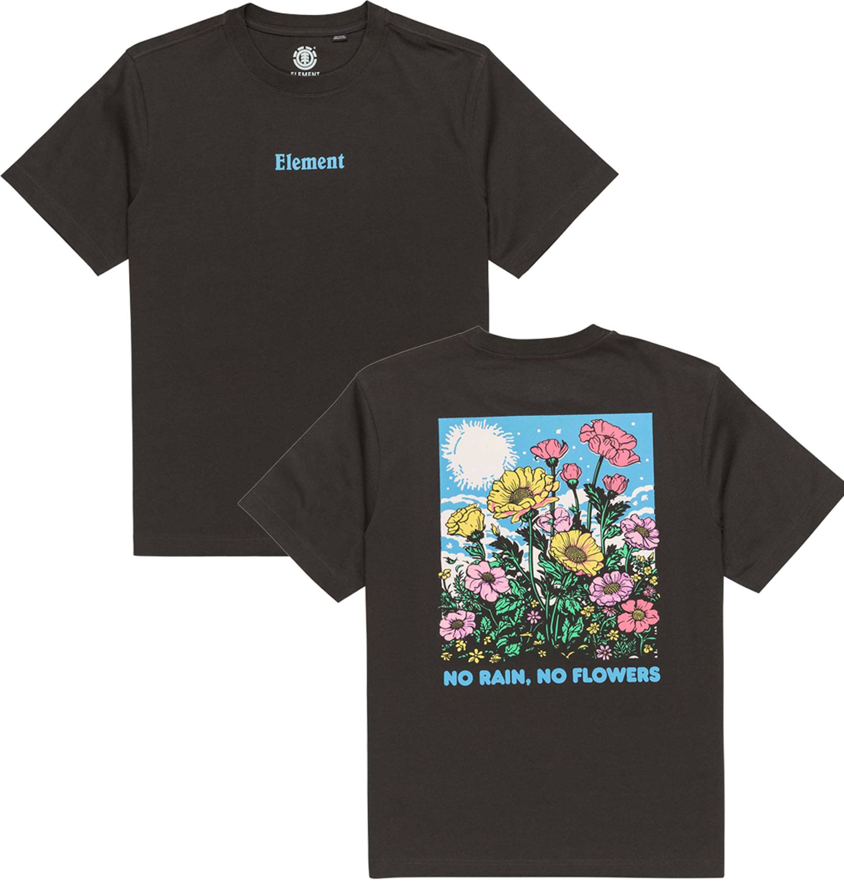 No Rain SS Tee Off Black + Element