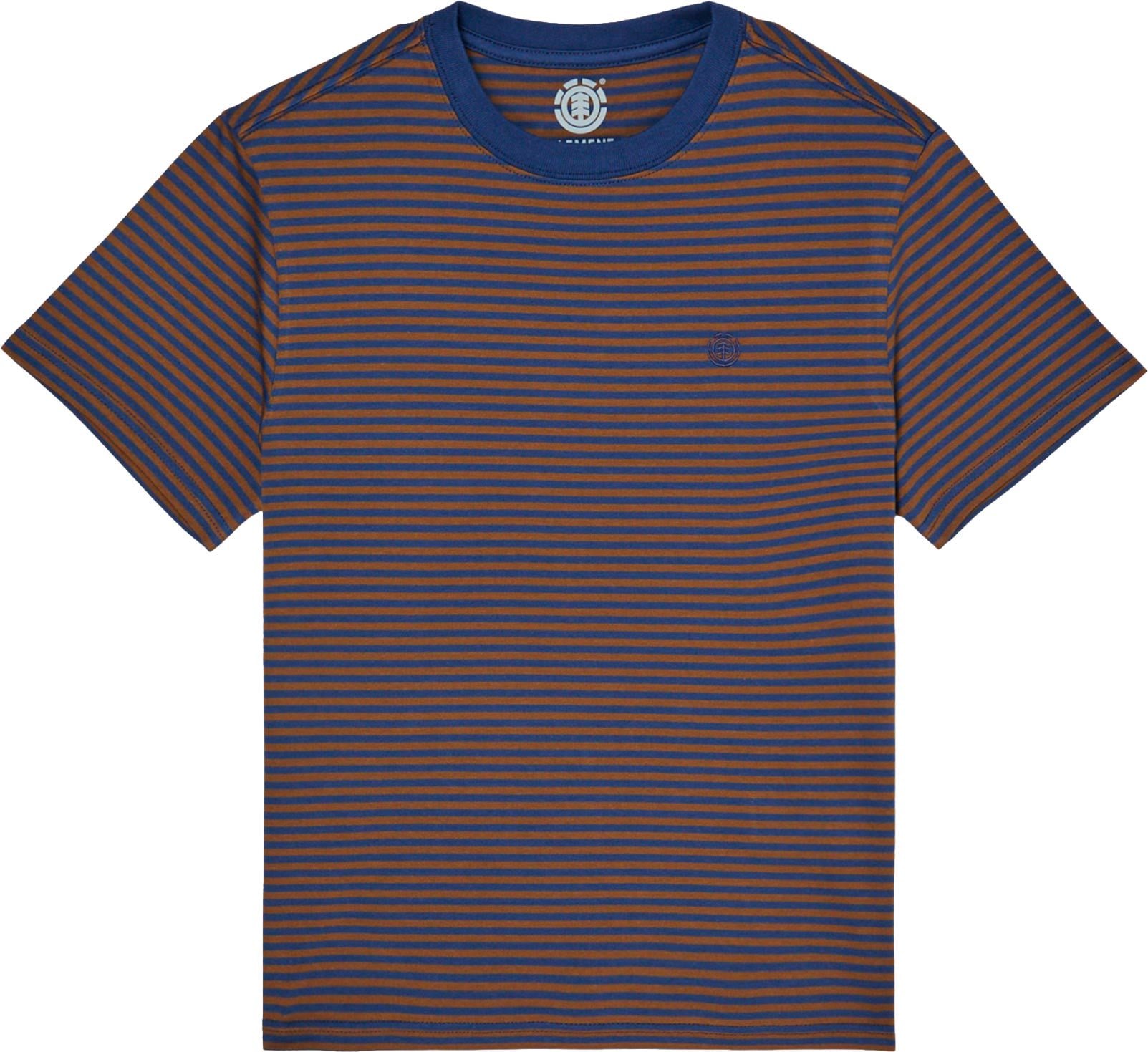 Icon Embroidery SS Tee Youth Dark Denim Sepia + Element