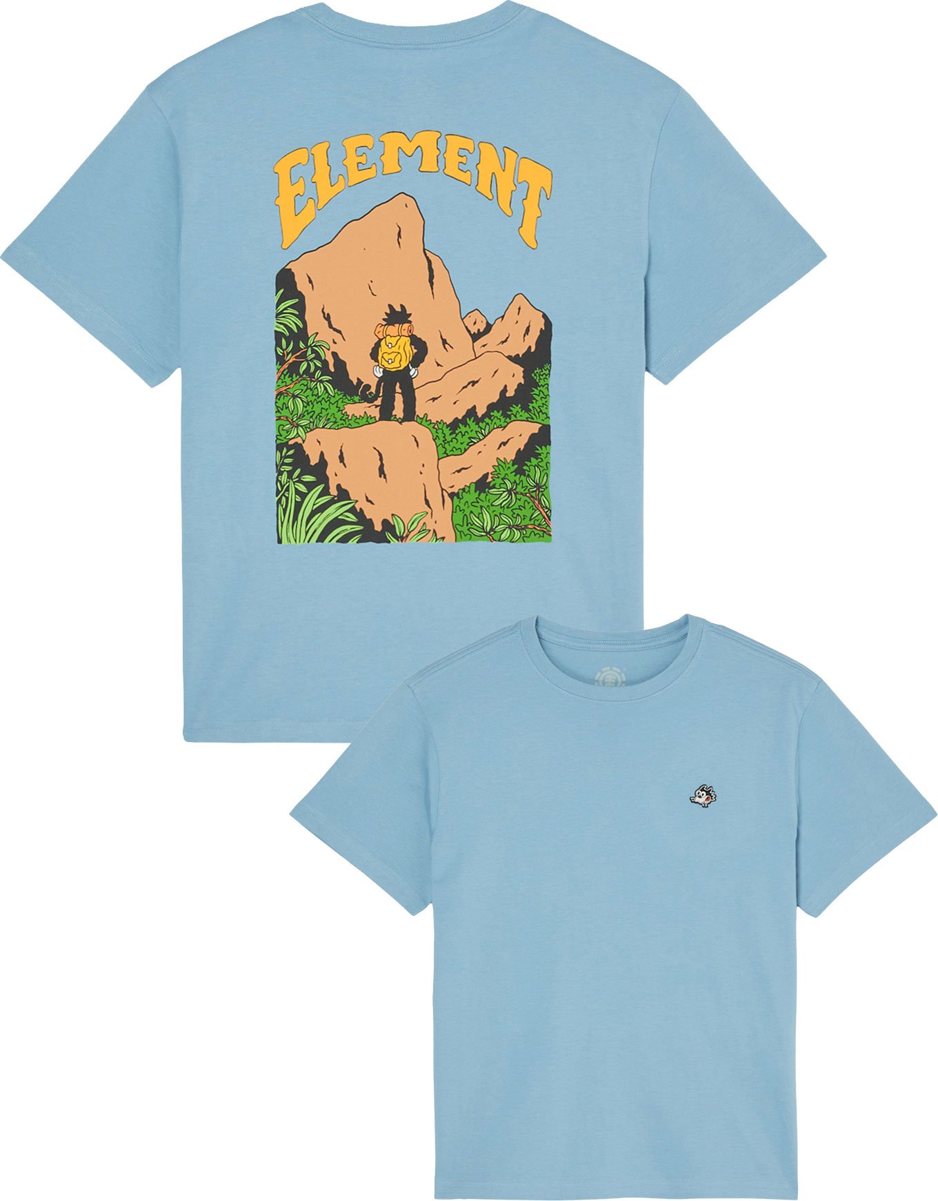 Summit SS Tee Youth Faded Denim + Element