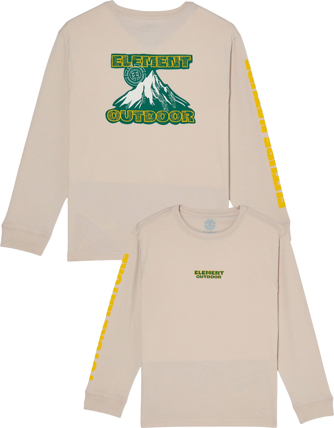 To The Top LS Tee Youth Oat Milk + Element