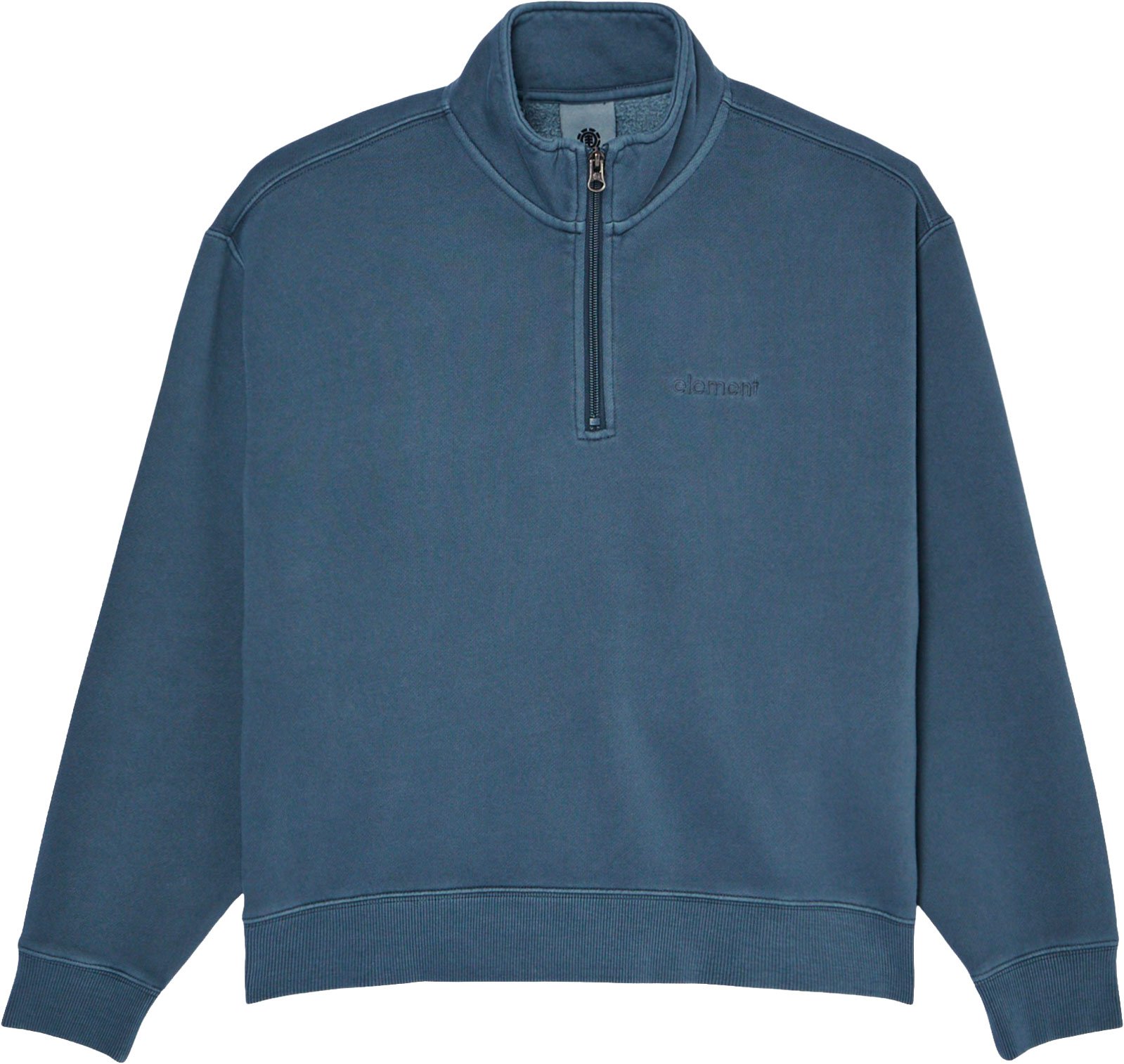 Lowcase Pigment Quarter Zip Sweatshirt W Dark Slate + Element
