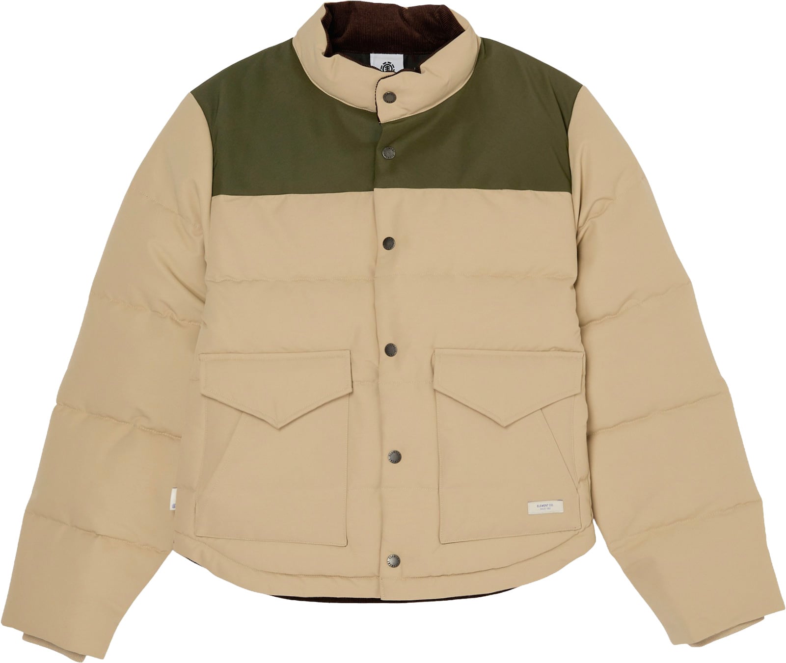 Heritage Canvas Puffer Jacket W  Aluminum + Element