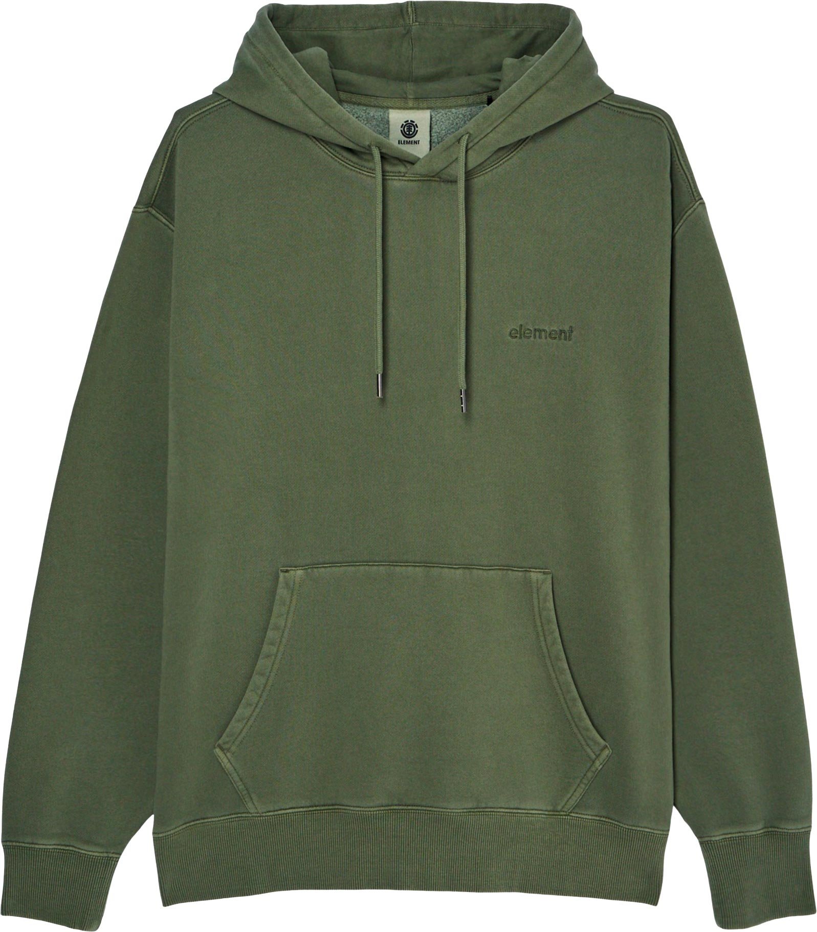 Lowcase Pigment Hooded Sweatshirt Bronze Green + Element