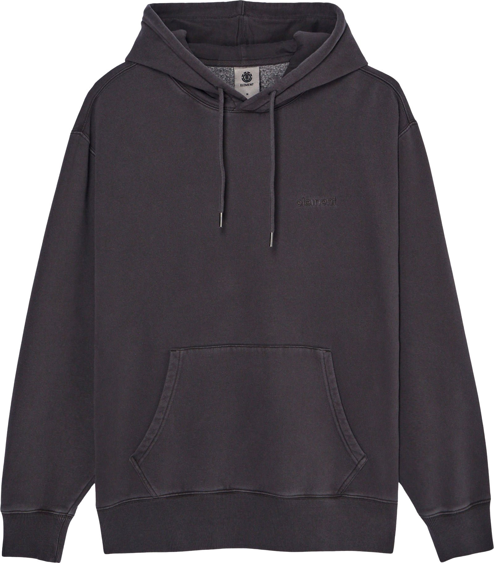 Lowcase Pigment Hooded Sweatshirt Off Black + Element