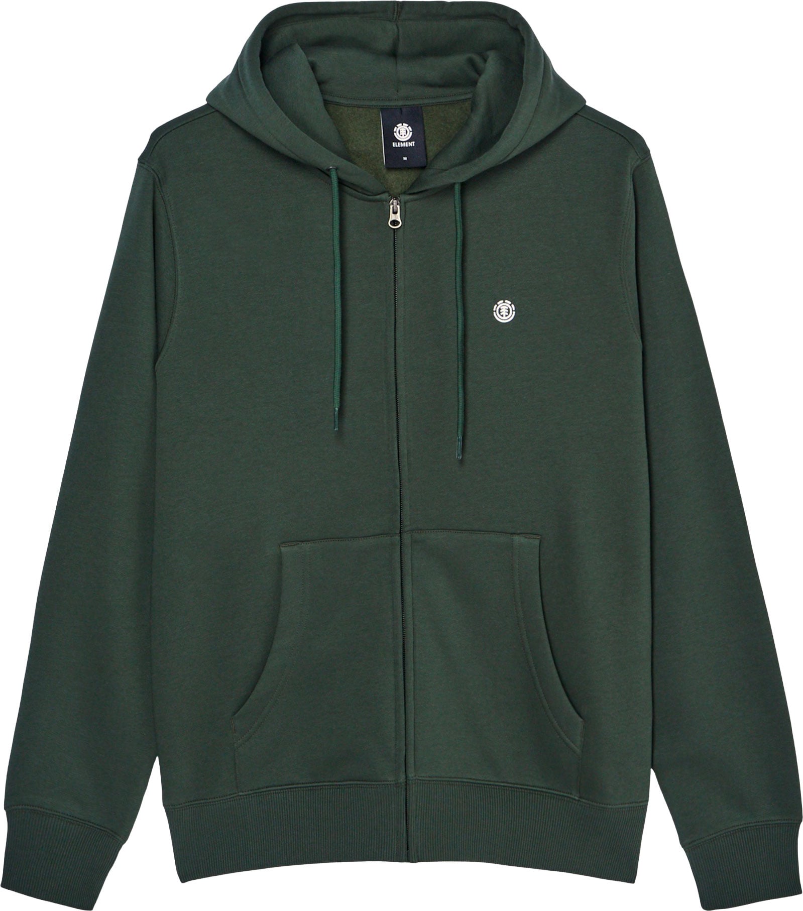 Icon Embroidery Zipped Sweatshirt Deep Forest + Element