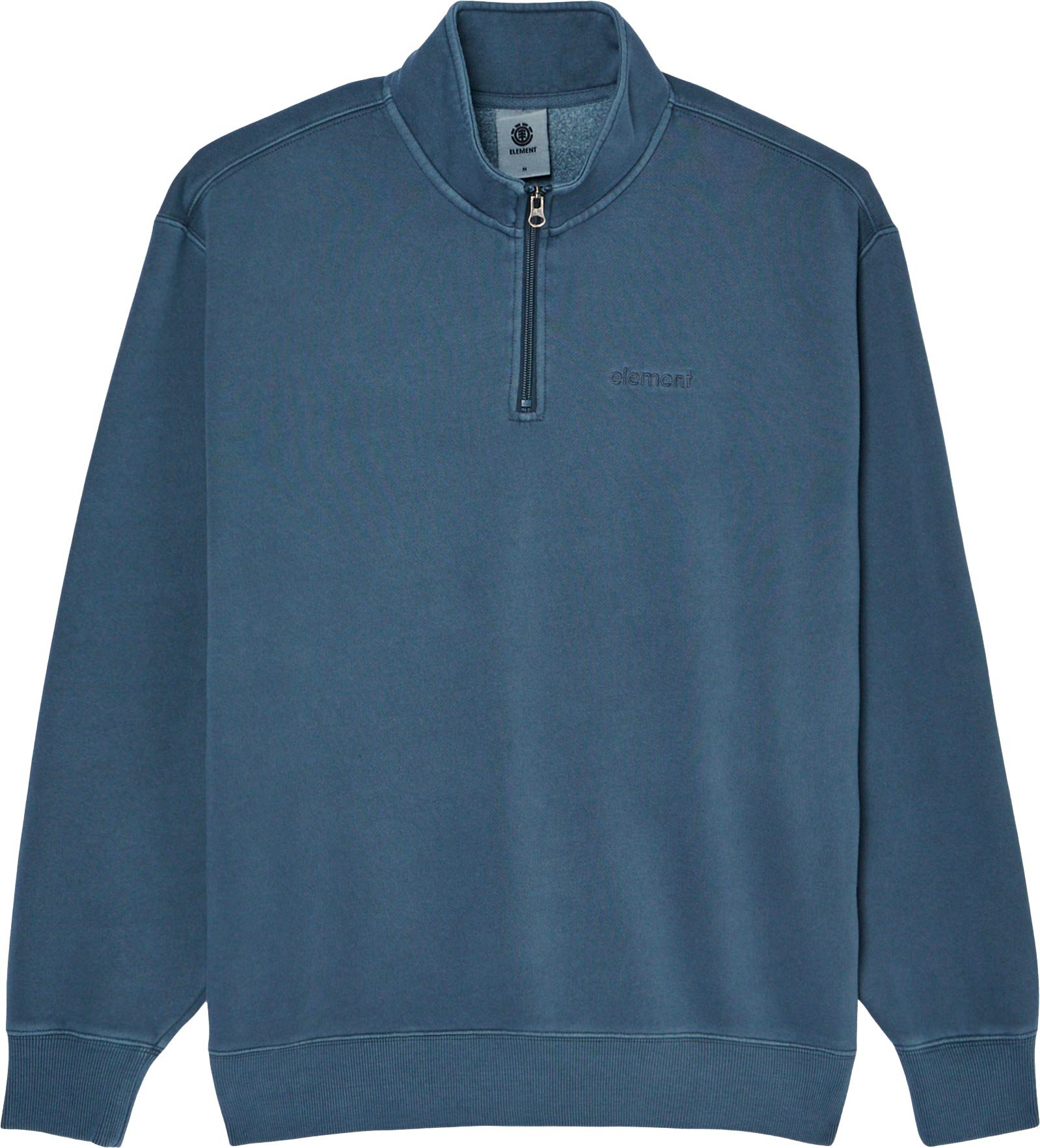 Lowcase Pigment Quarter Zip Sweatshirt Dark Slate + Element