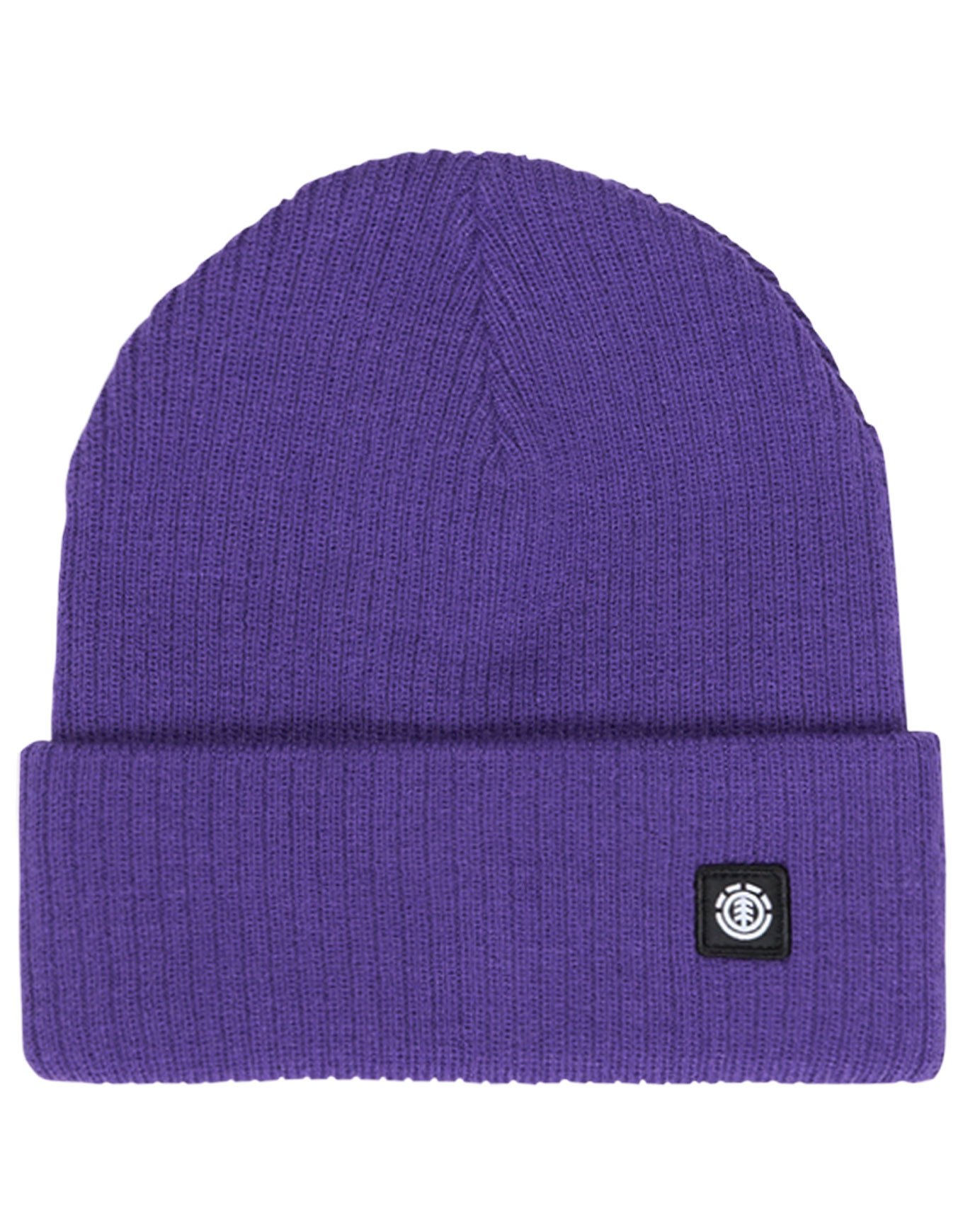 Mid Icon Beanie Rib Gentian Violet + Element