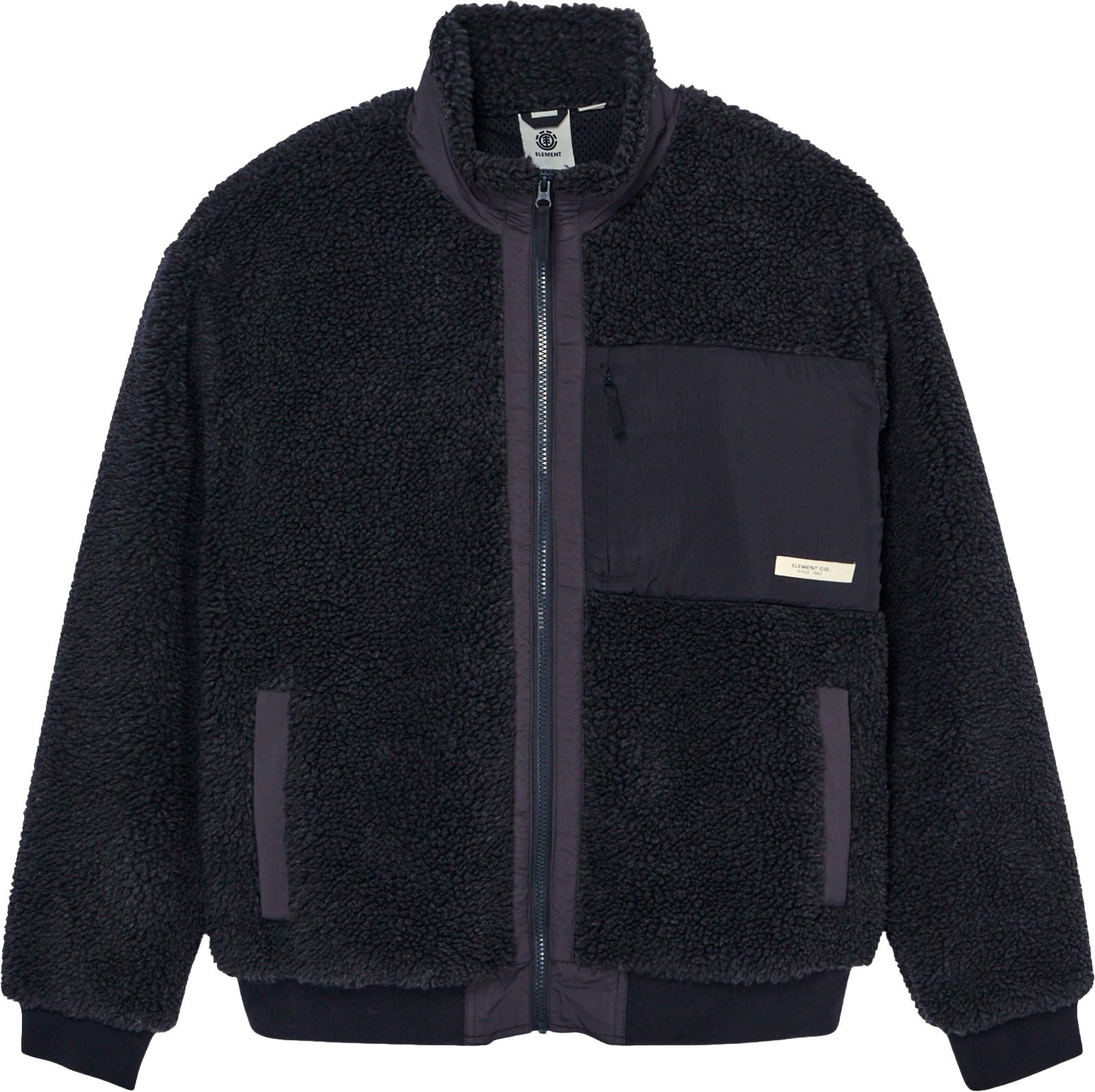 Oak Sherpa Jacket Off Black + Element