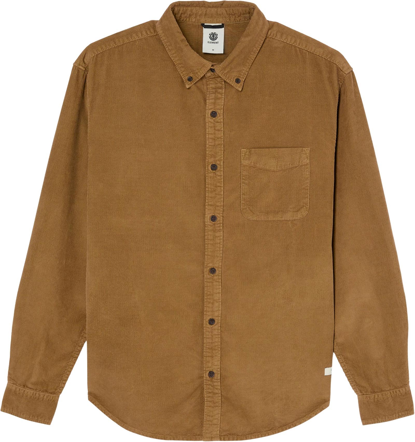 Button Down Regular Corduroy Shirt Sepia + Element