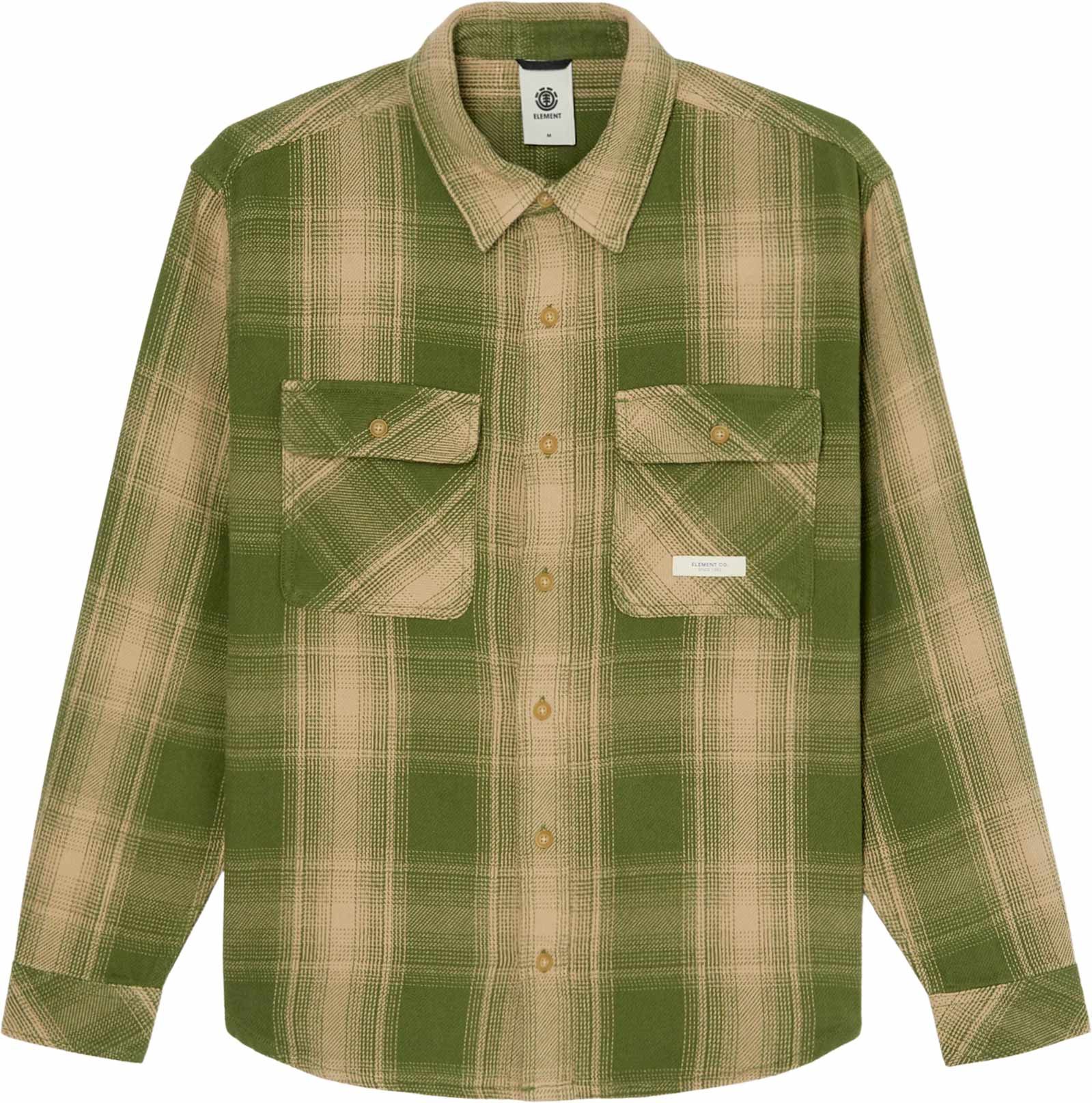 Hueco 2Pkt Midweight Shirt Bronze Green Aluminium + Element