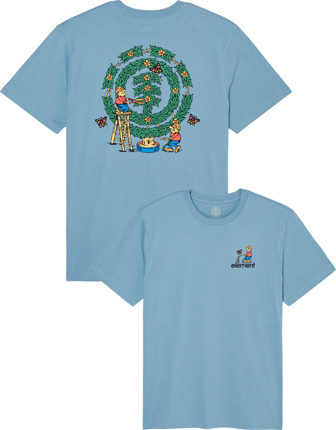 Gardening SS Tee Faded Denim + Element