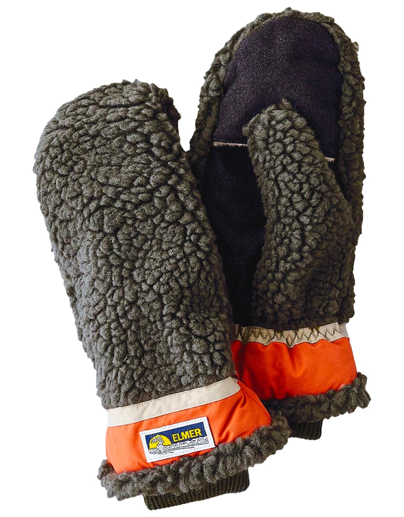 Teddy Mitten Khaki + Elmer