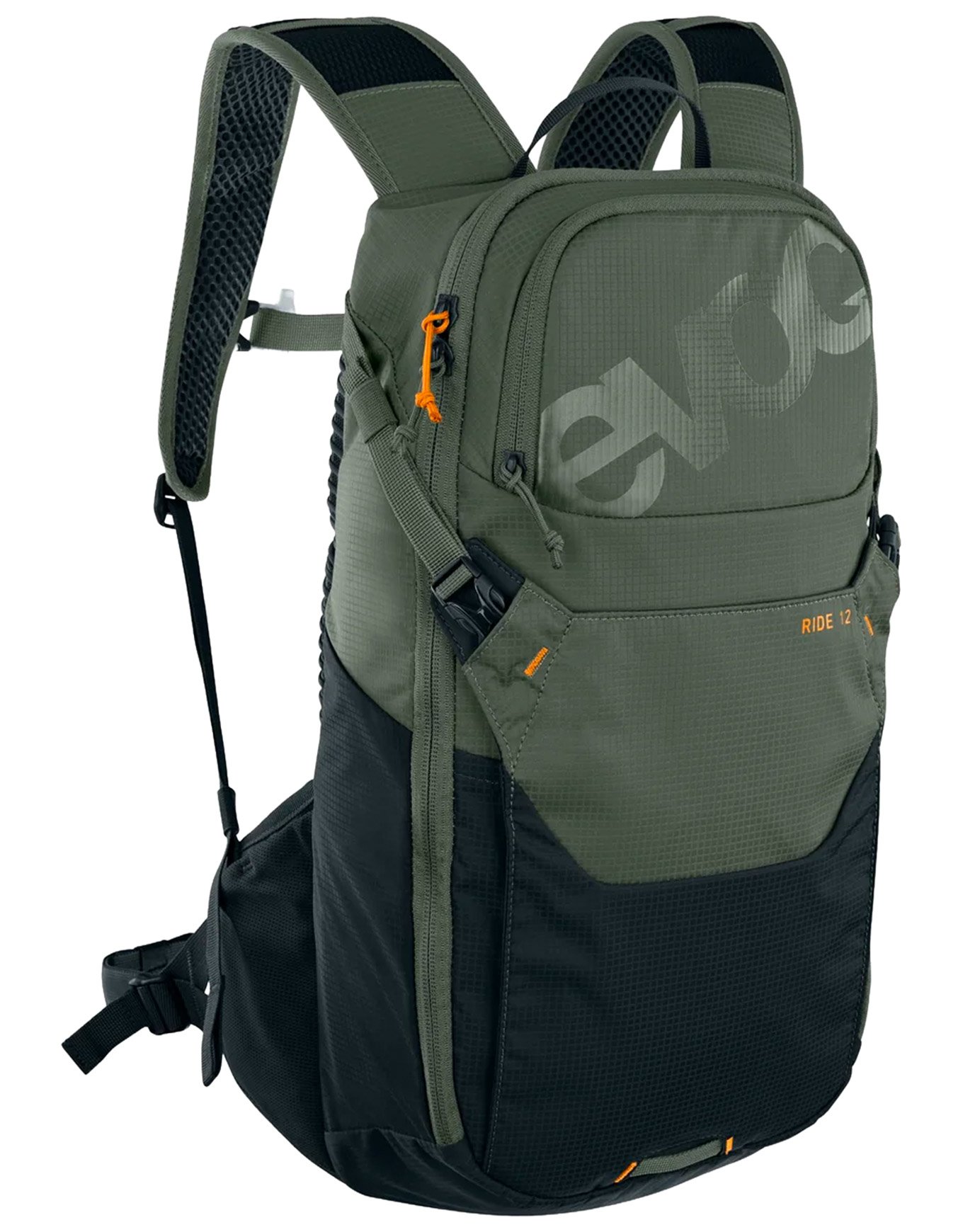 Ride 12 + Hydration Bladder 2 Dark Olive/Black + Evoc