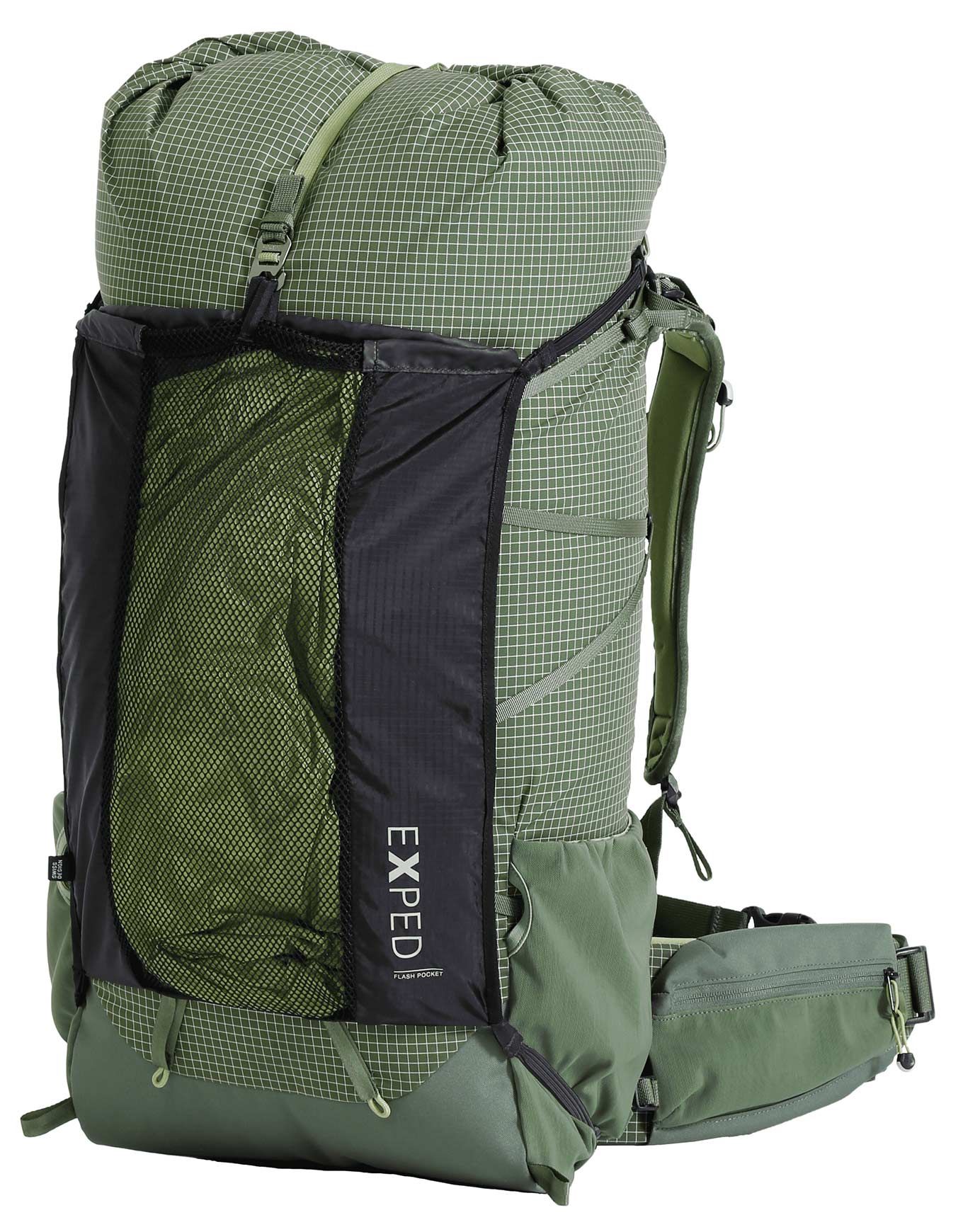 Exped Flash Pack Pocket Black Trekking Backpacks : Snowleader