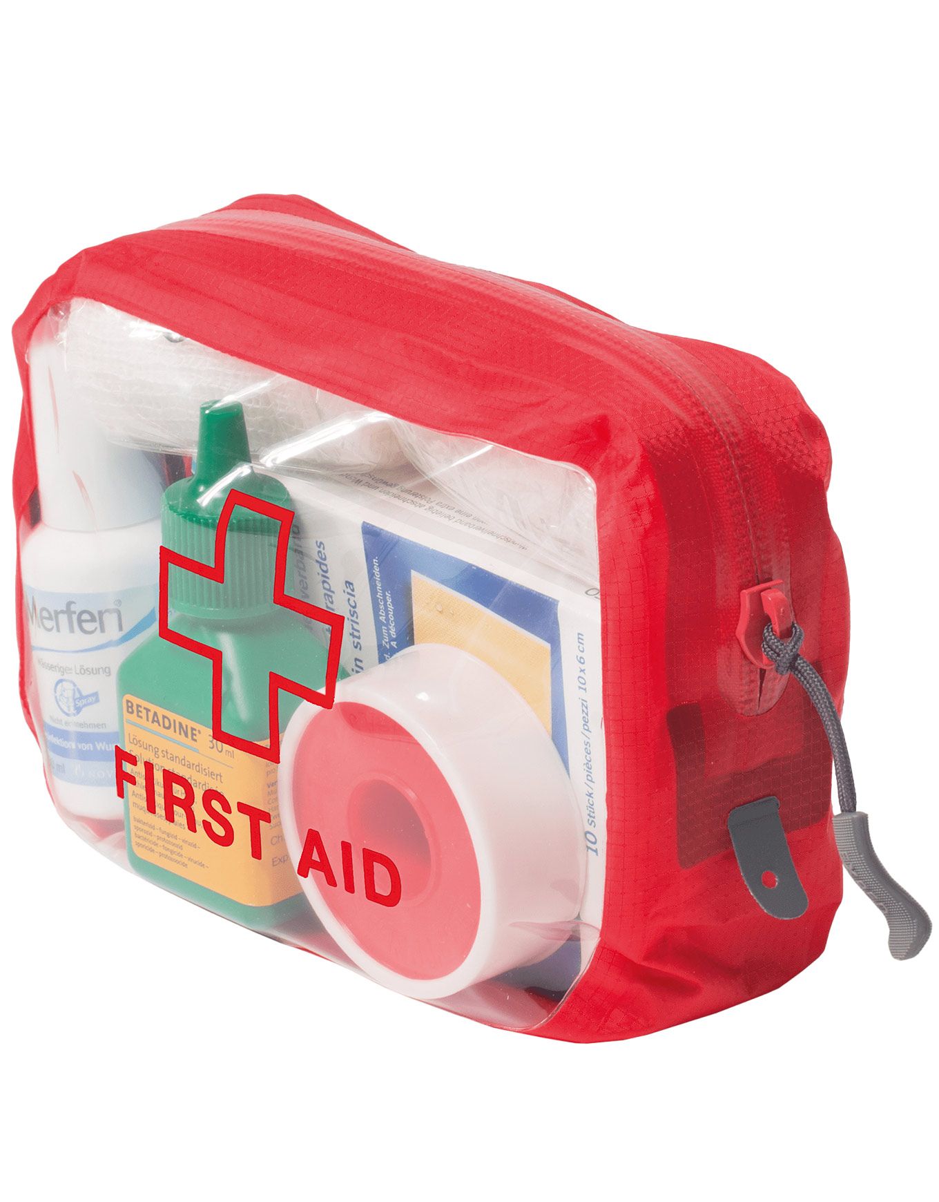 Clear Cube First Aid S Red + Exped