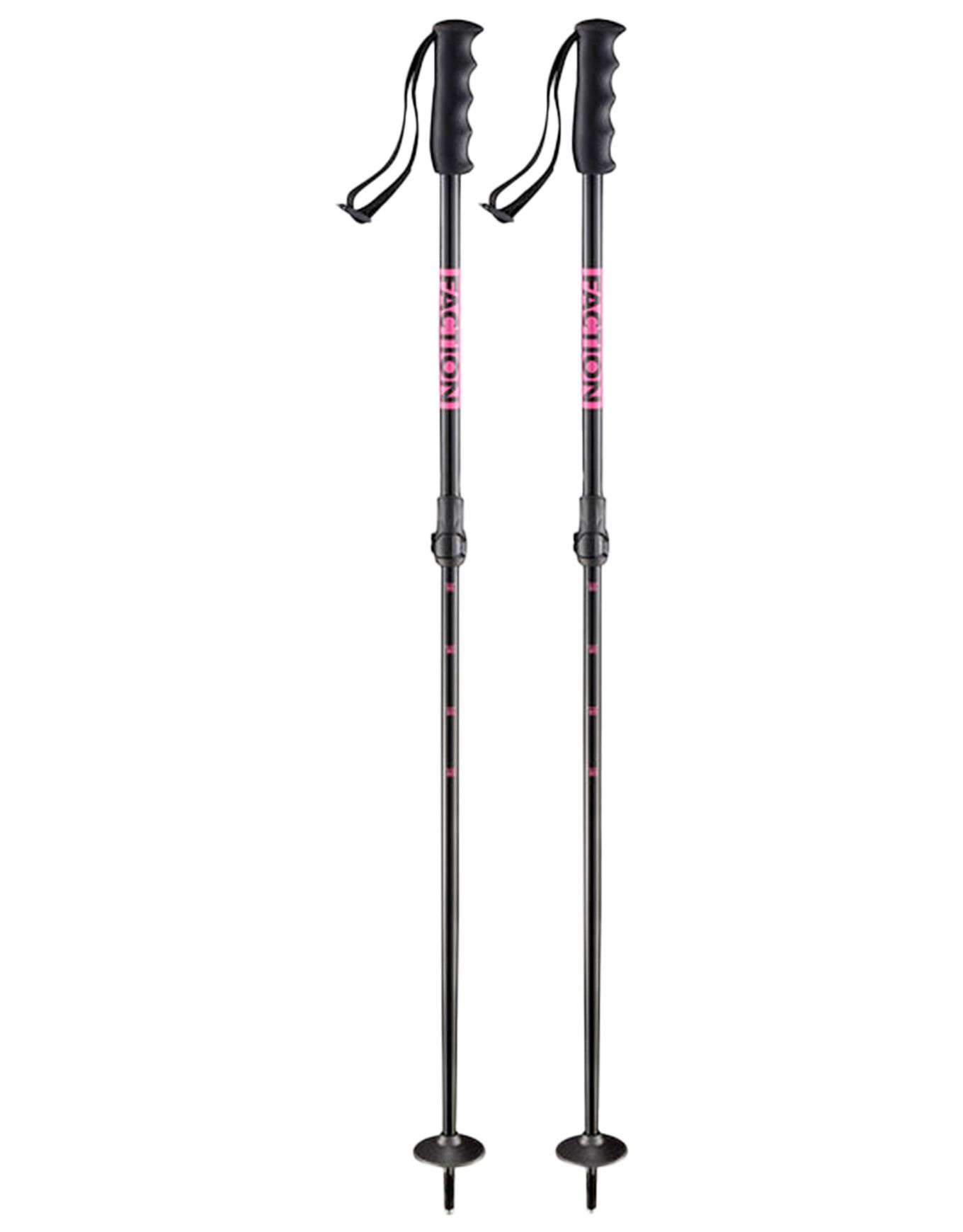 Faction Prodigy JR Poles Black Ski poles : Snowleader