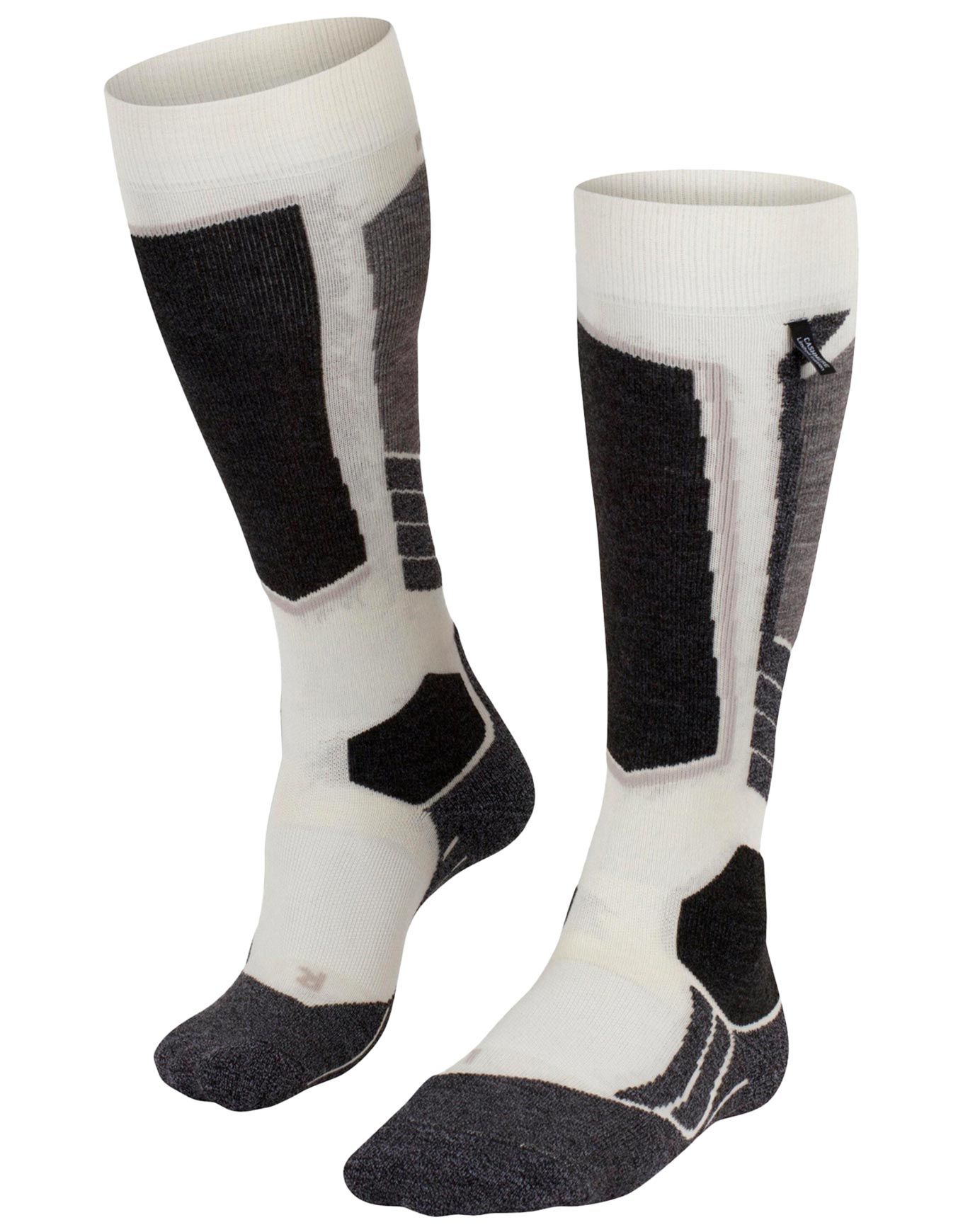 FALKE Dames Skisokken SK2 Intermediate W Kh wol functioneel materiaal warm dik 1 paar, Blauw Lagoon 6908, 41-42